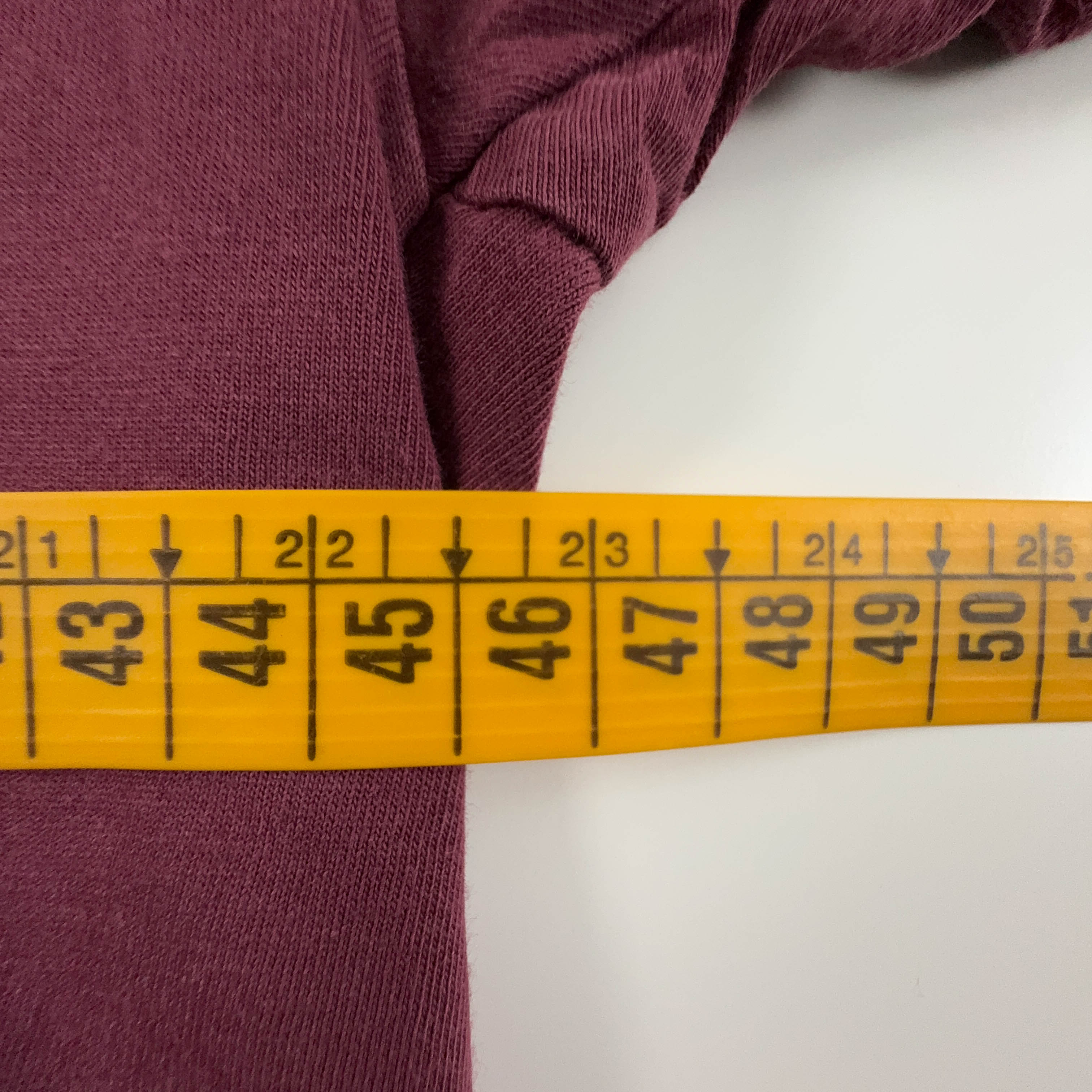 Alpha Industries Burgundy Crew Neck Cotton T-Shirt - Men's Size Medium