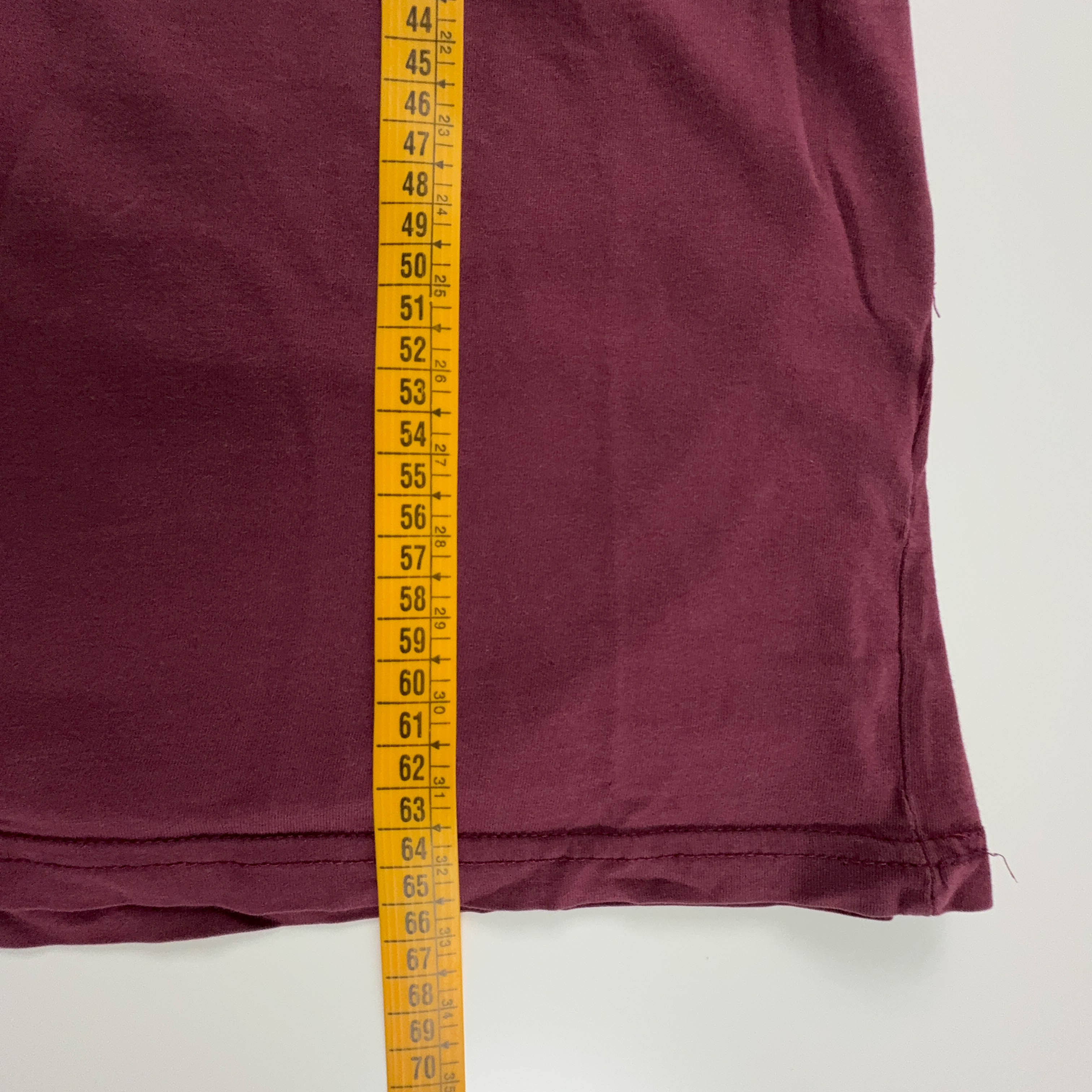 Alpha Industries Burgundy Crew Neck Cotton T-Shirt - Men's Size Medium