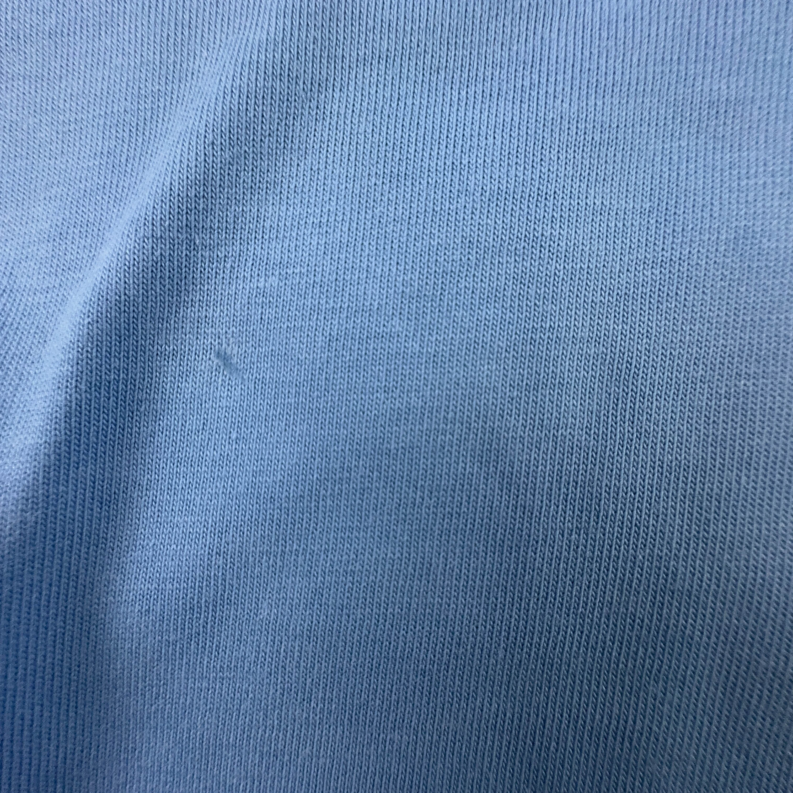 Ralph Lauren Light Blue Crew Neck Cotton T-Shirt - Men's Size Large