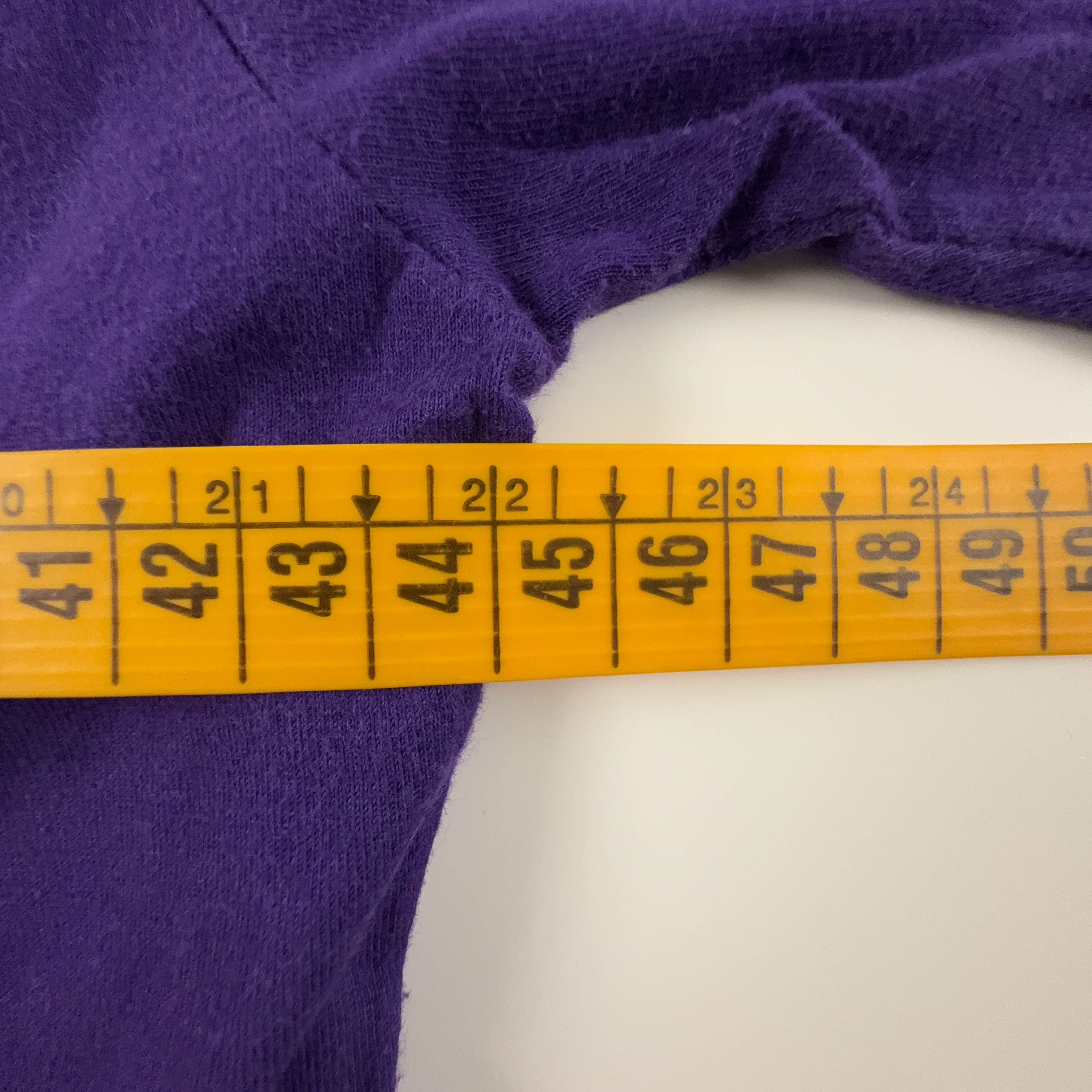 Adidas Lakers 24 Purple Crew Neck T-Shirt - Men's Size S