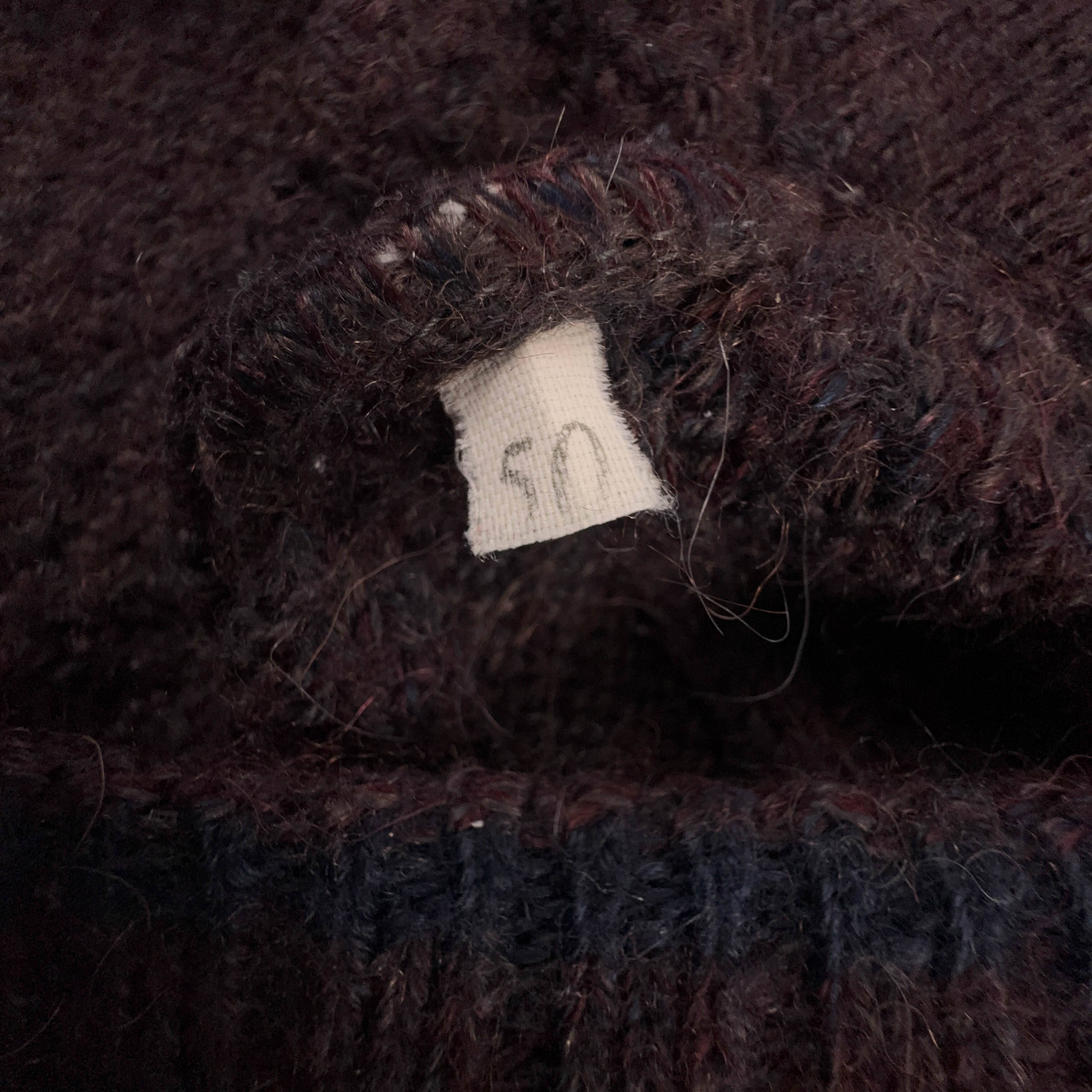 Cardigan Vintage Paul Smith bordeaux con bottoni anni 80 90 - Taglia 50 uomo