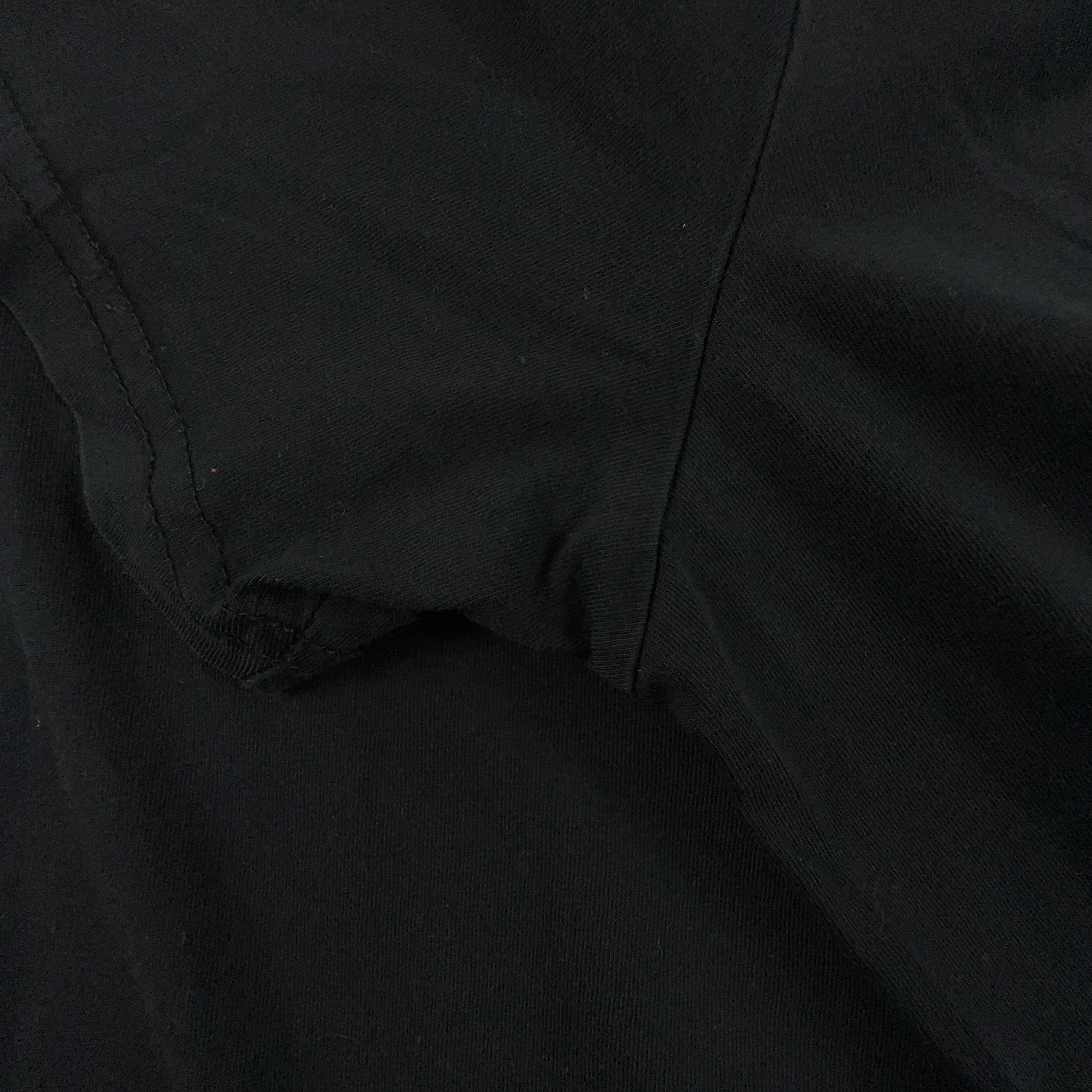 K-Way Black Crew Neck Cotton T-Shirt - Size S/M Men's