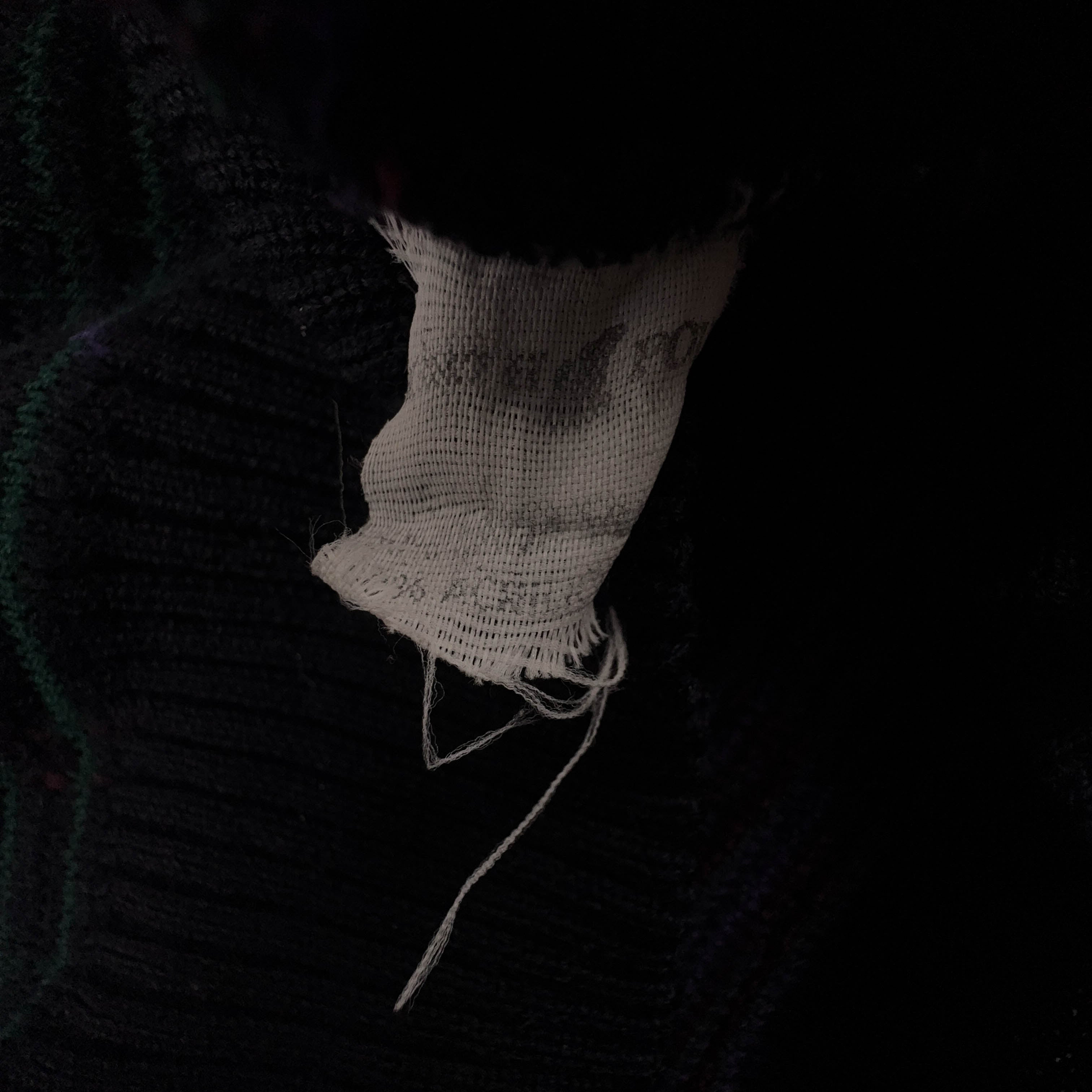 Maglione Vintage blu scuro geometrico con bottoni anni 80 90 - Taglia 52 54 uomo