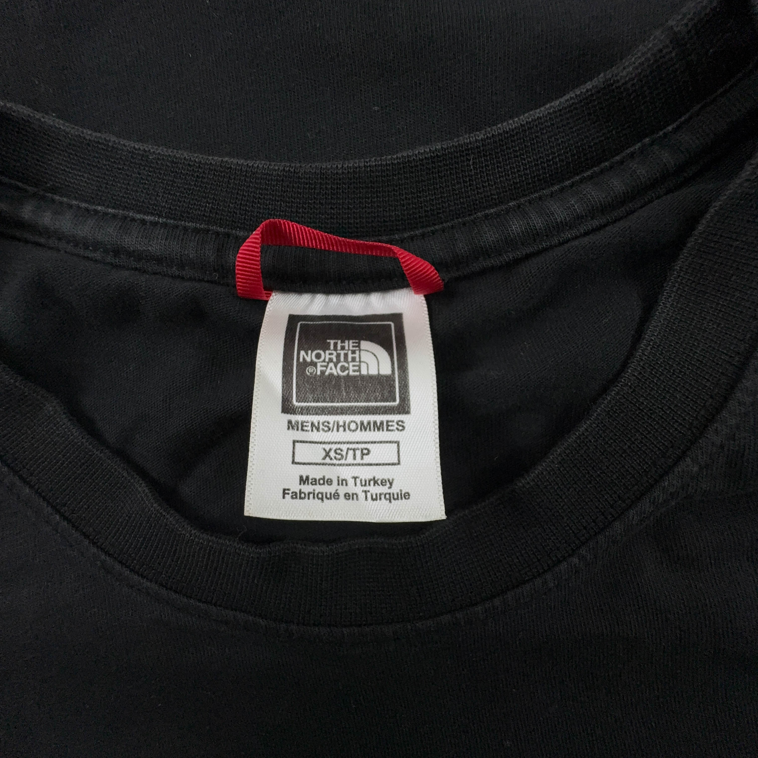 The North Face Black Crew Neck Cotton T-Shirt - Men's Size XS/S