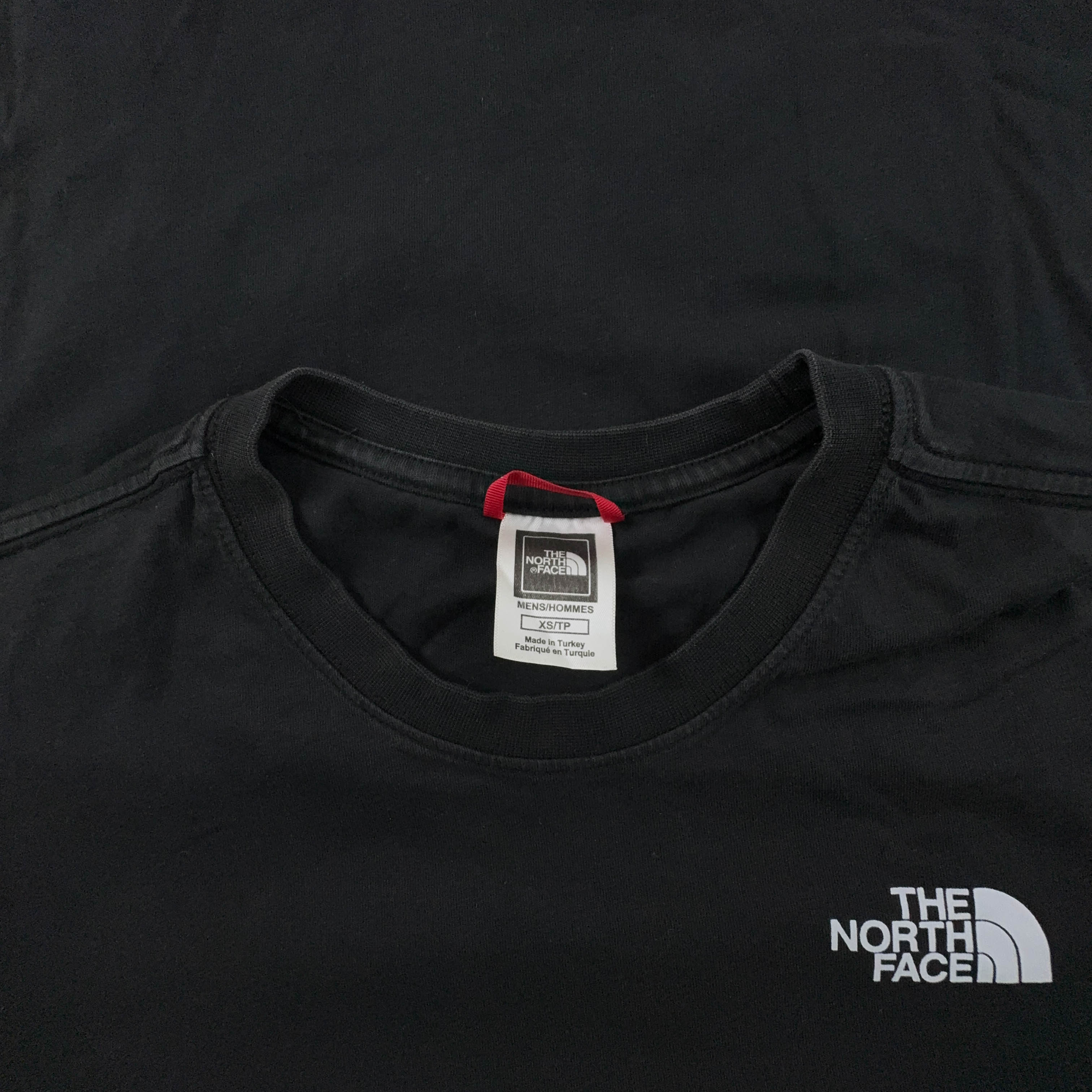 The North Face Black Crew Neck Cotton T-Shirt - Men's Size XS/S
