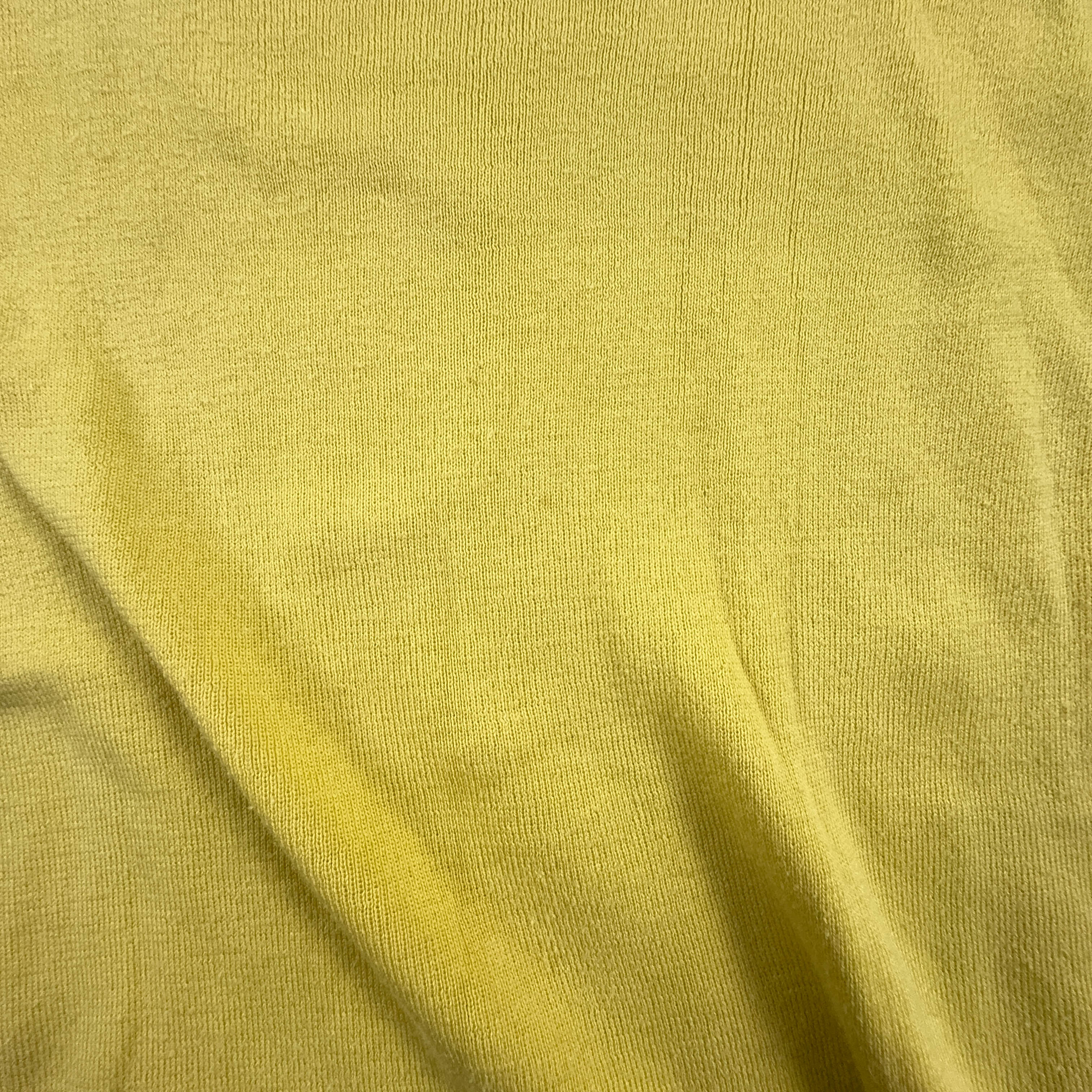 Ralph Lauren Yellow V-Neck Sweater 100% Cotton - Size XS Men