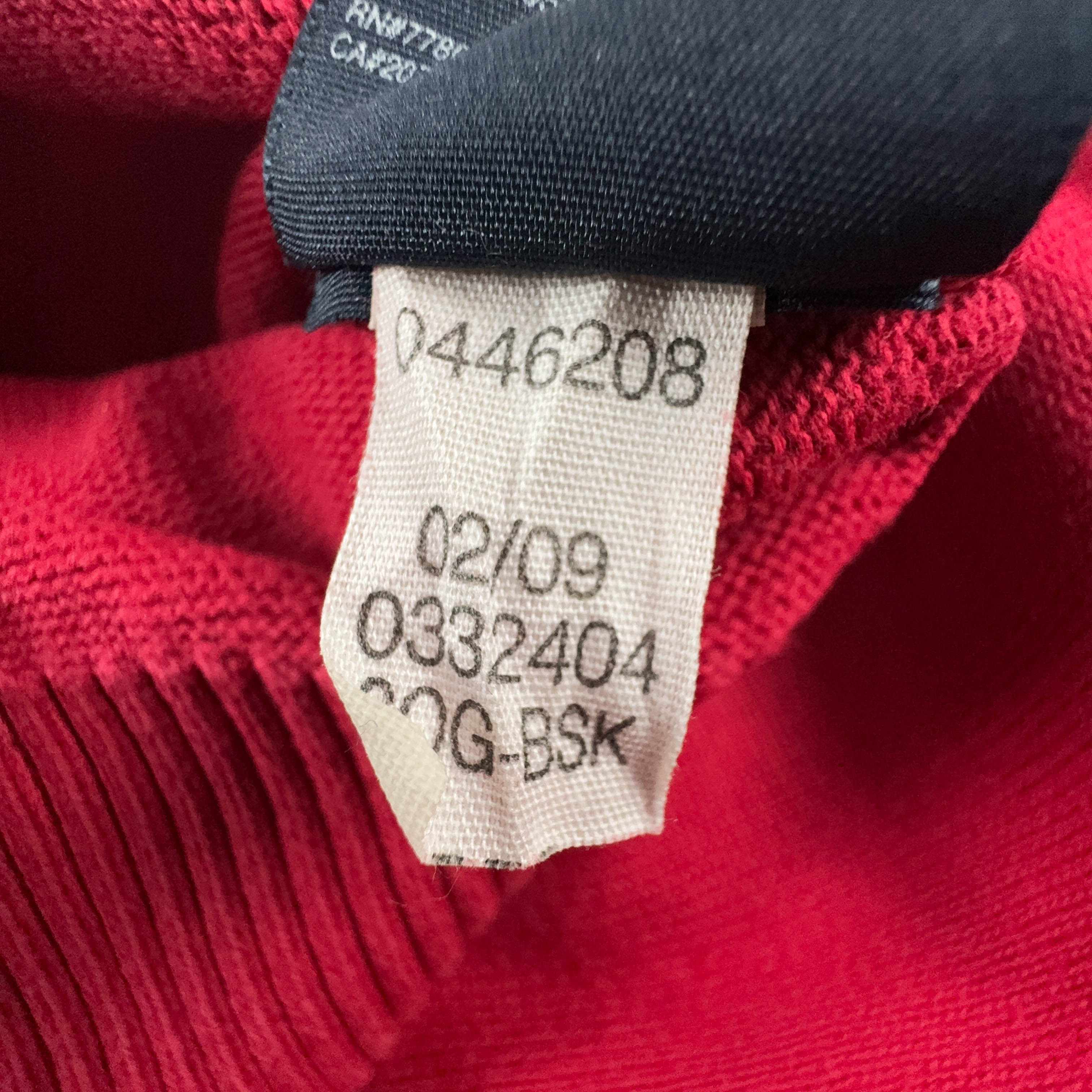 Tommy Hilfiger Red Crewneck Sweater 100% Cotton - Size M/L Men