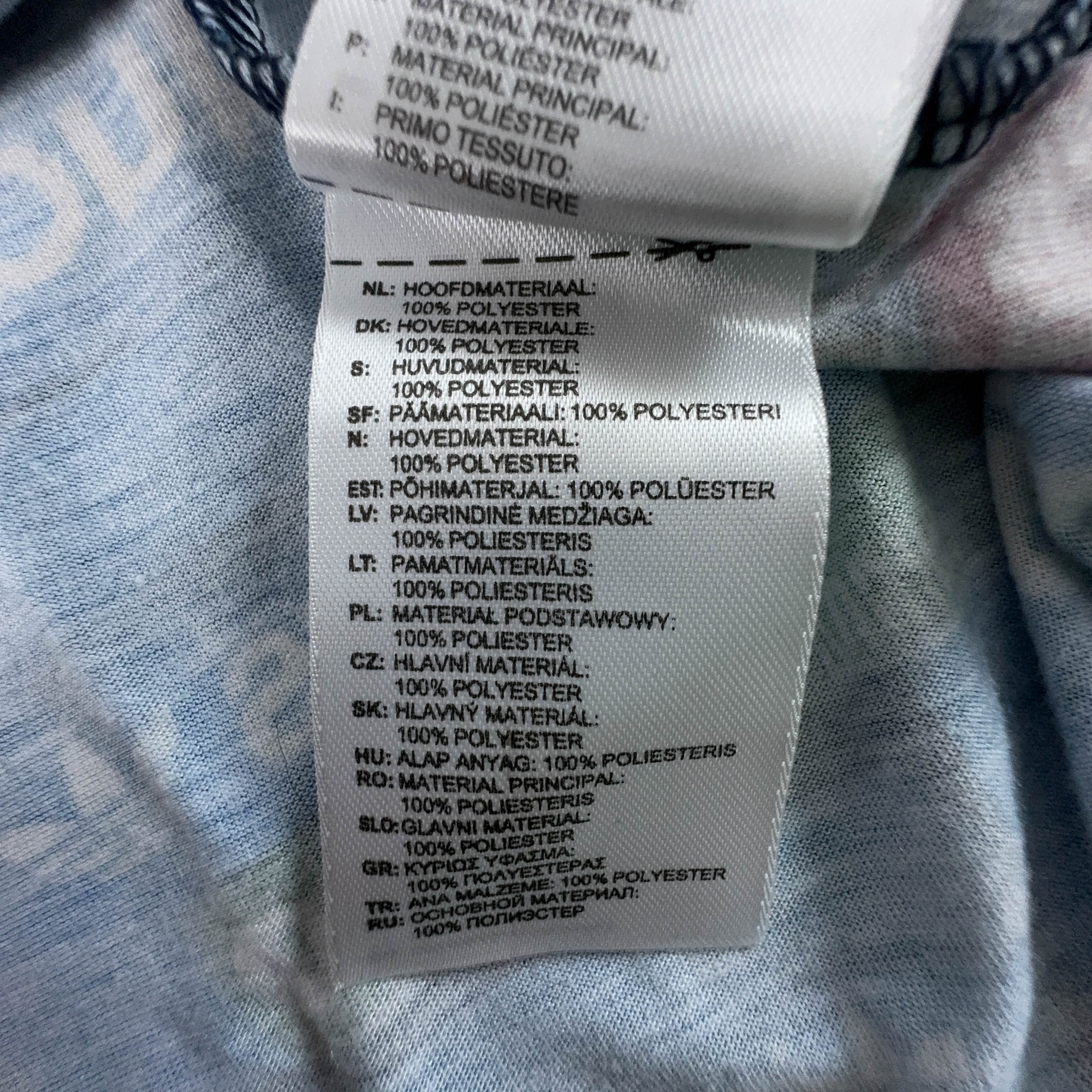 Adidas Crew Neck T-Shirt with All-Over Print - Men's Size XL