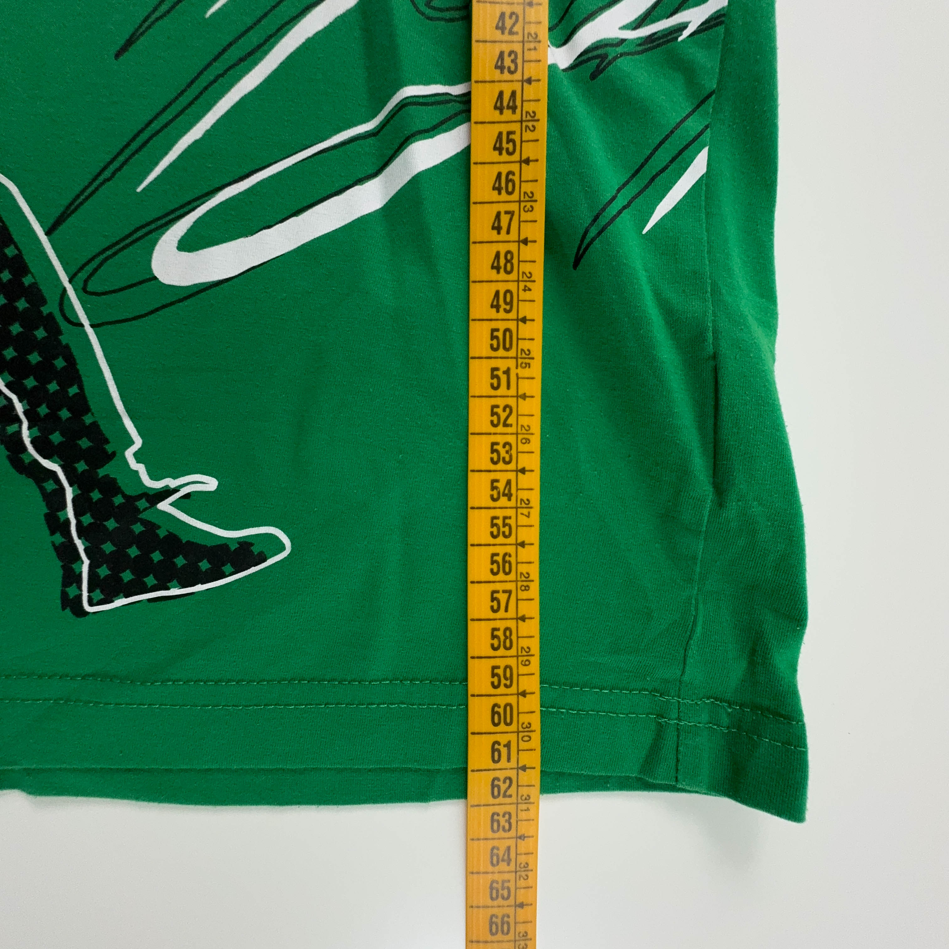 Jordan Green Cotton Printed T-Shirt - Men's Size S