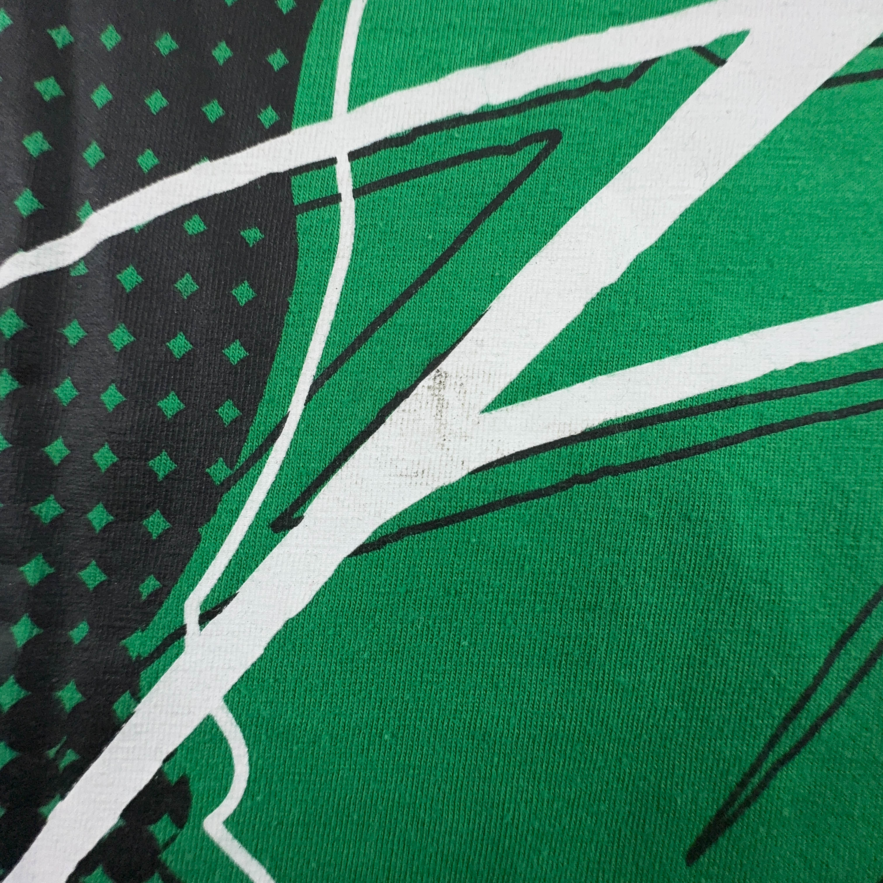 Jordan Green Cotton Printed T-Shirt - Men's Size S