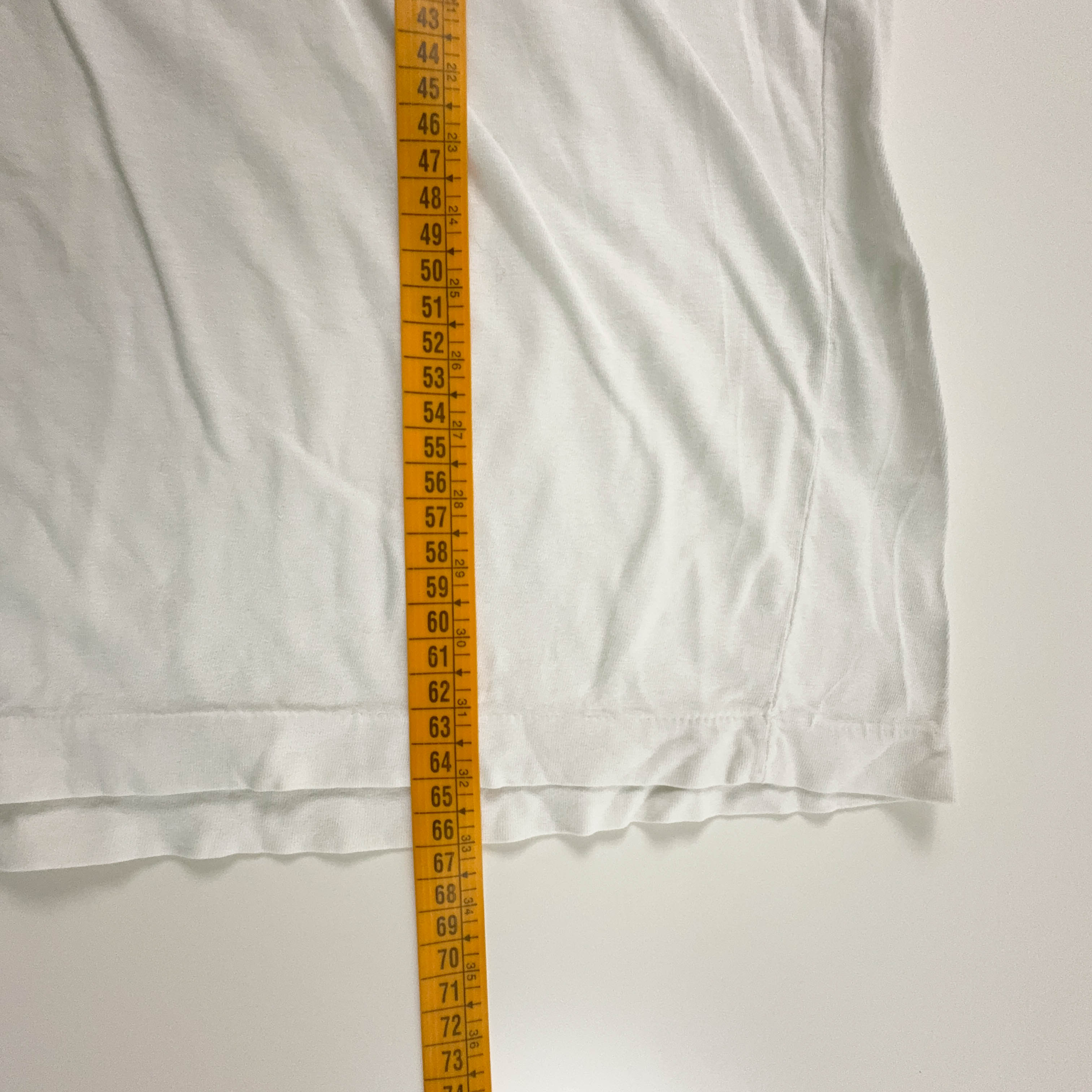 Colmar white cotton crew neck T-shirt with print - Size M/L men's