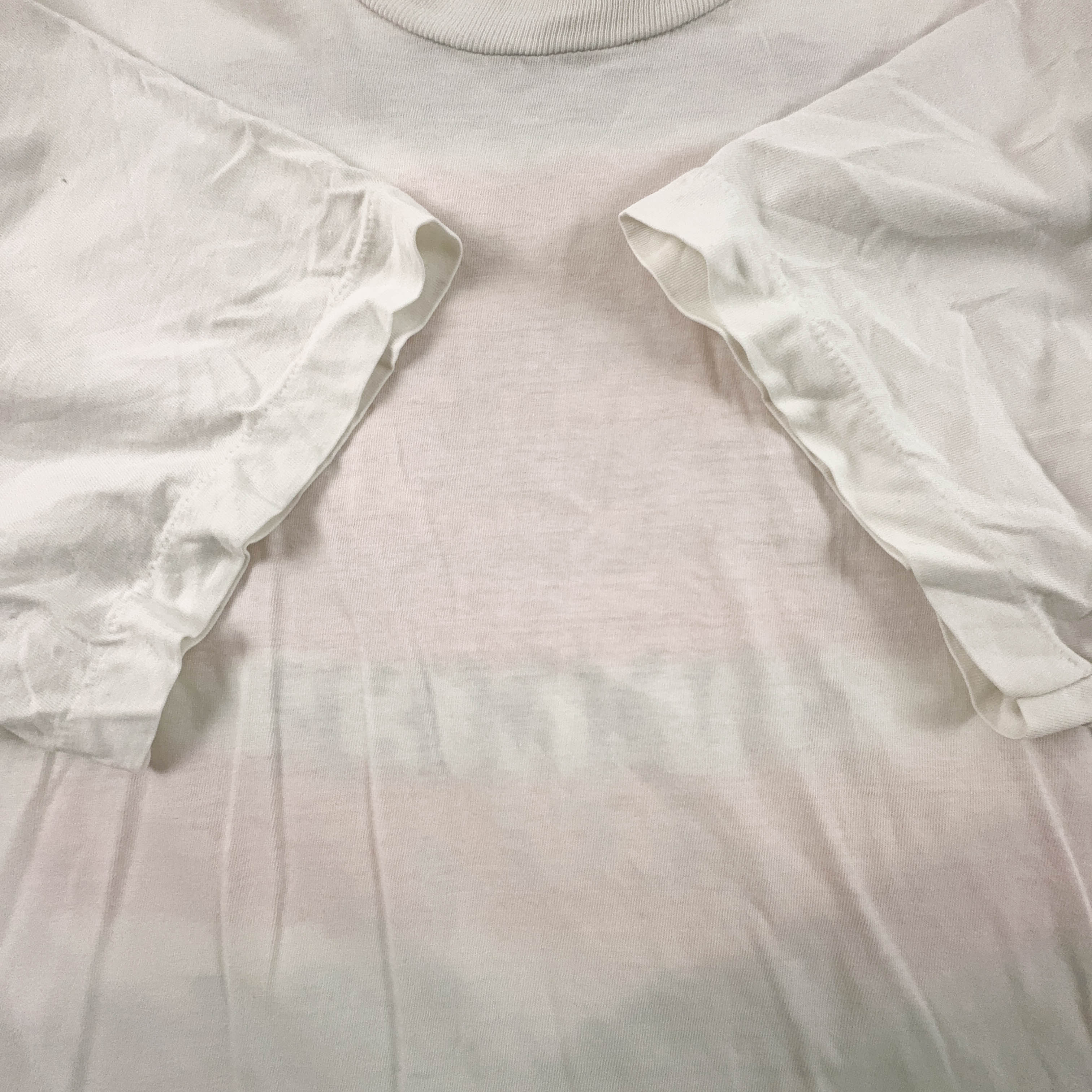 Colmar white cotton crew neck T-shirt with print - Size M/L men's