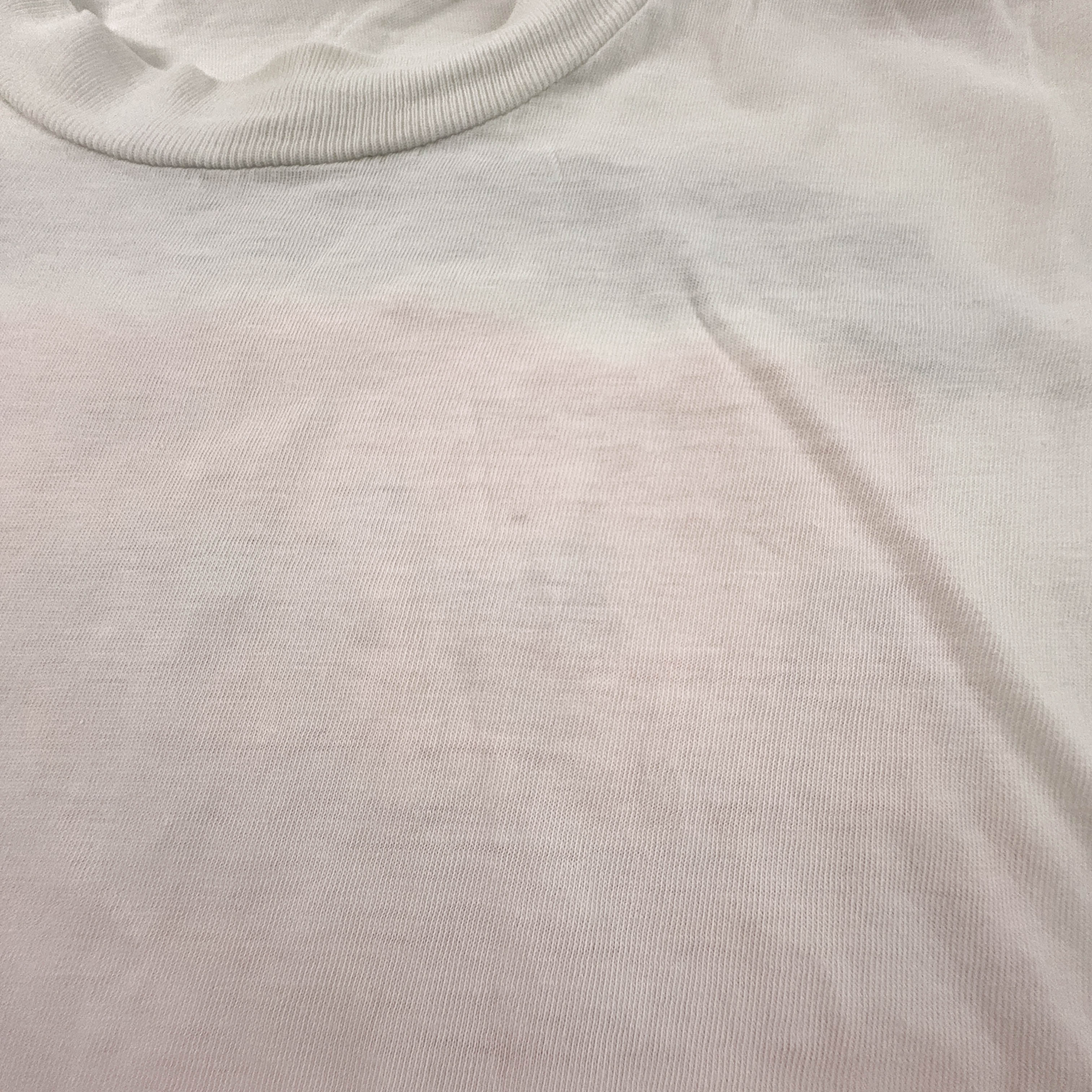 Colmar white cotton crew neck T-shirt with print - Size M/L men's