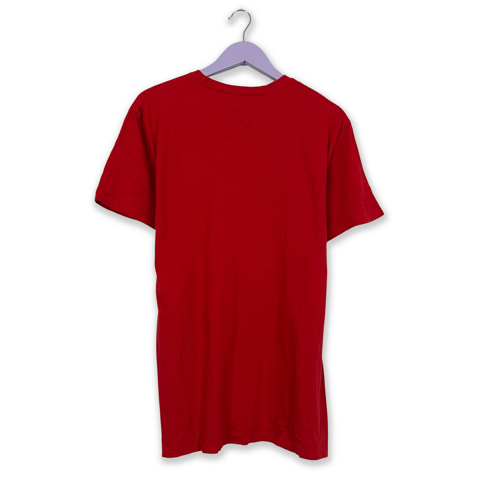 Ralph Lauren Red Crew Neck Cotton T-Shirt - Men's Size L/XL