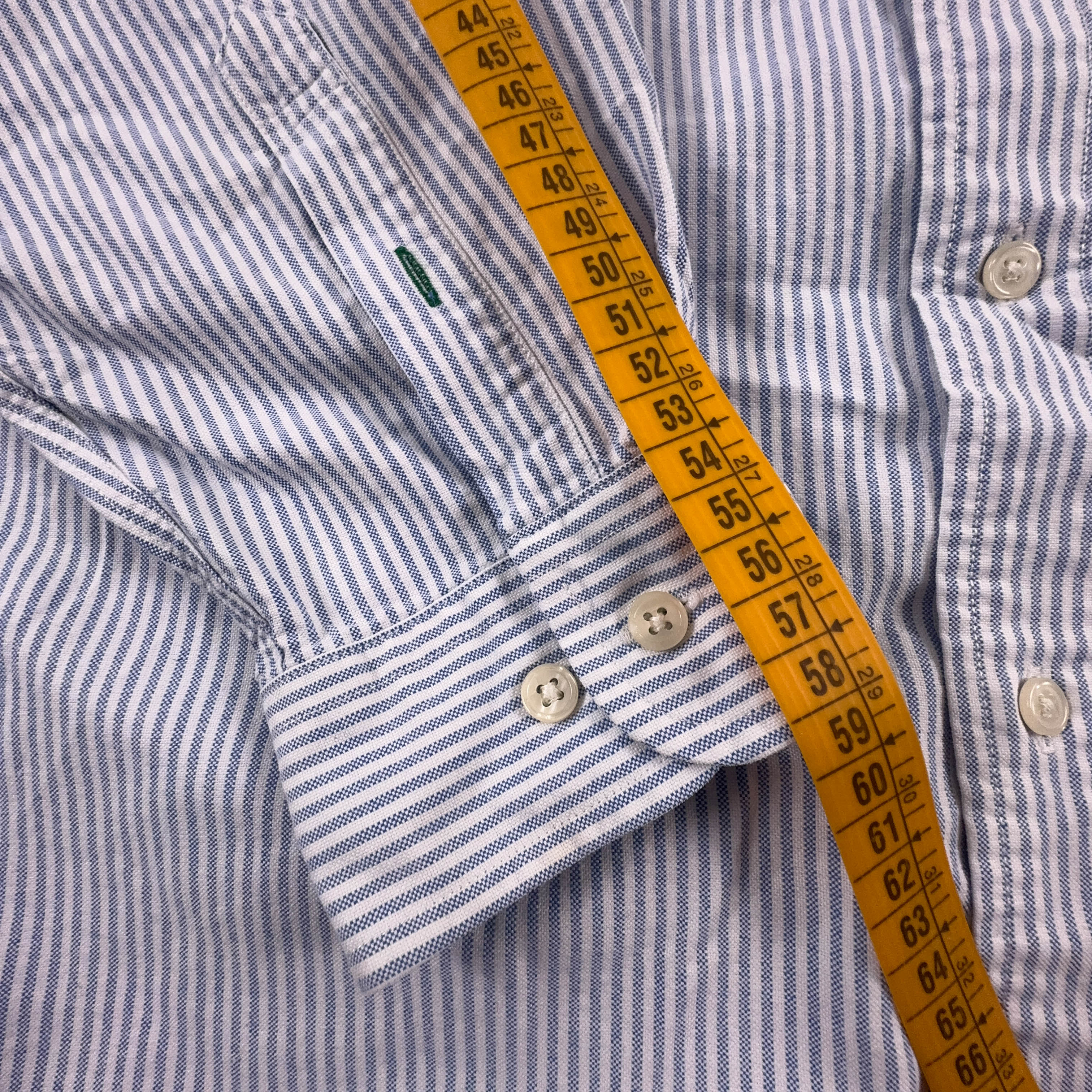 Camicia Tommy Hilfiger Vintage blu e bianca a righe in cotone - Taglia XL uomo