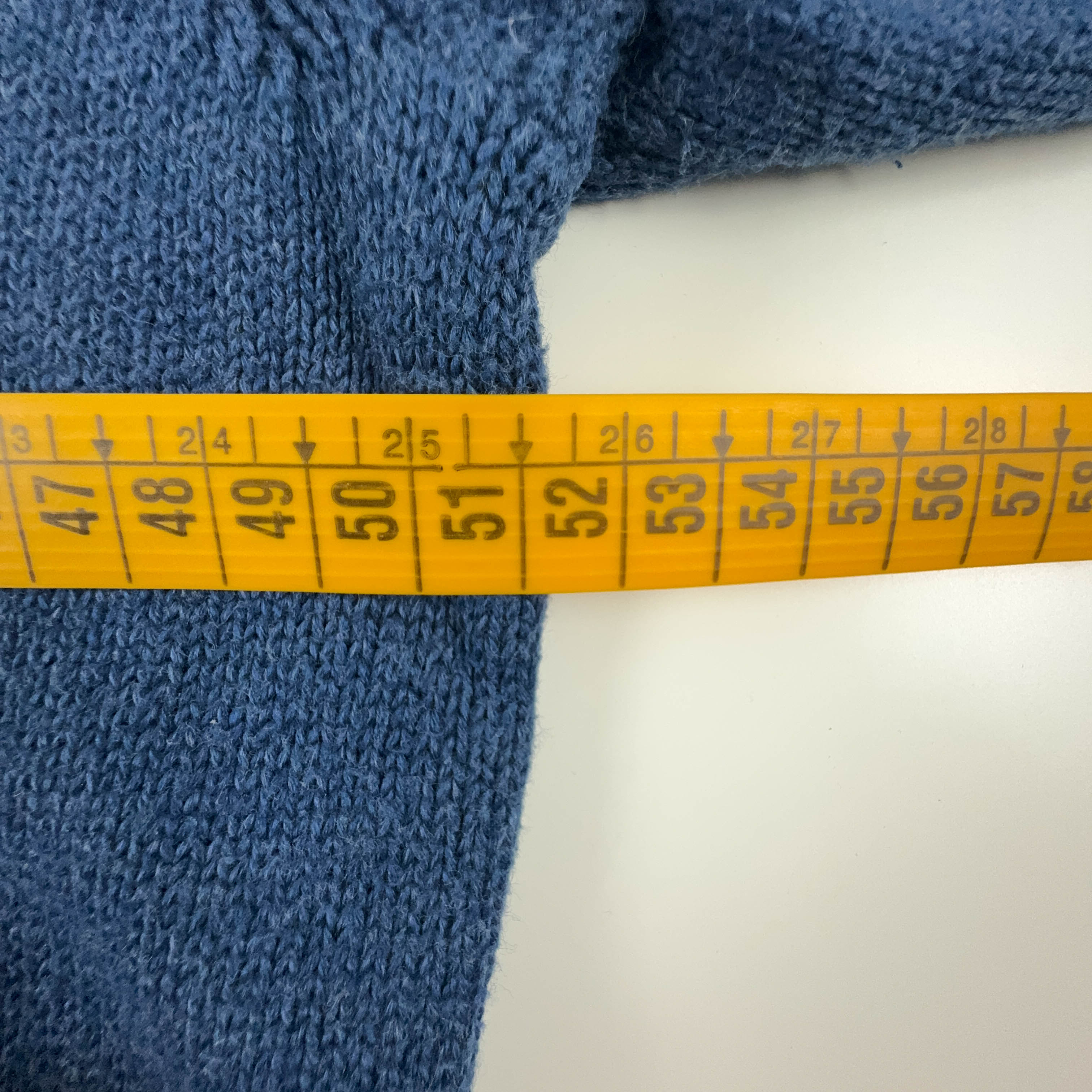 Ralph Lauren Blue Crewneck Sweater 100% Cotton - Size S Men