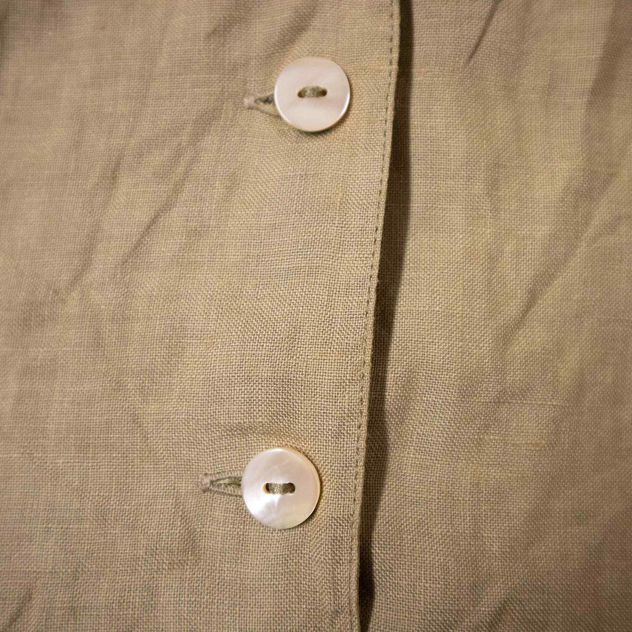 Vintage 100% linen shirt - Size M