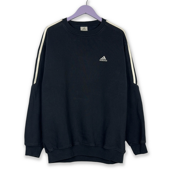 Felpa Adidas Vintage anni 2000 blu scuro - Taglia L uomo