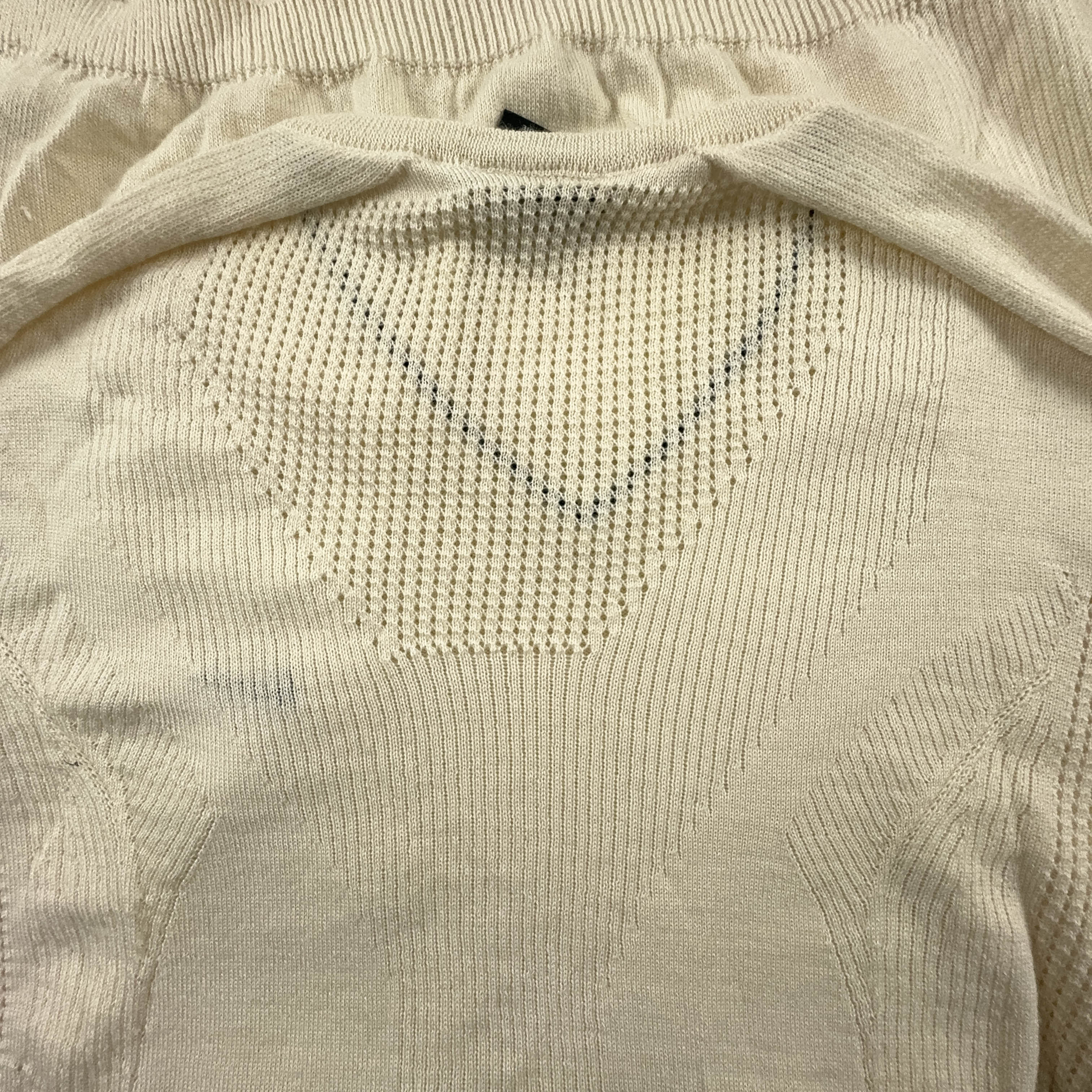 Nike Golf Vintage Lightweight V-Neck Sweater in Cream - Men's Size XL