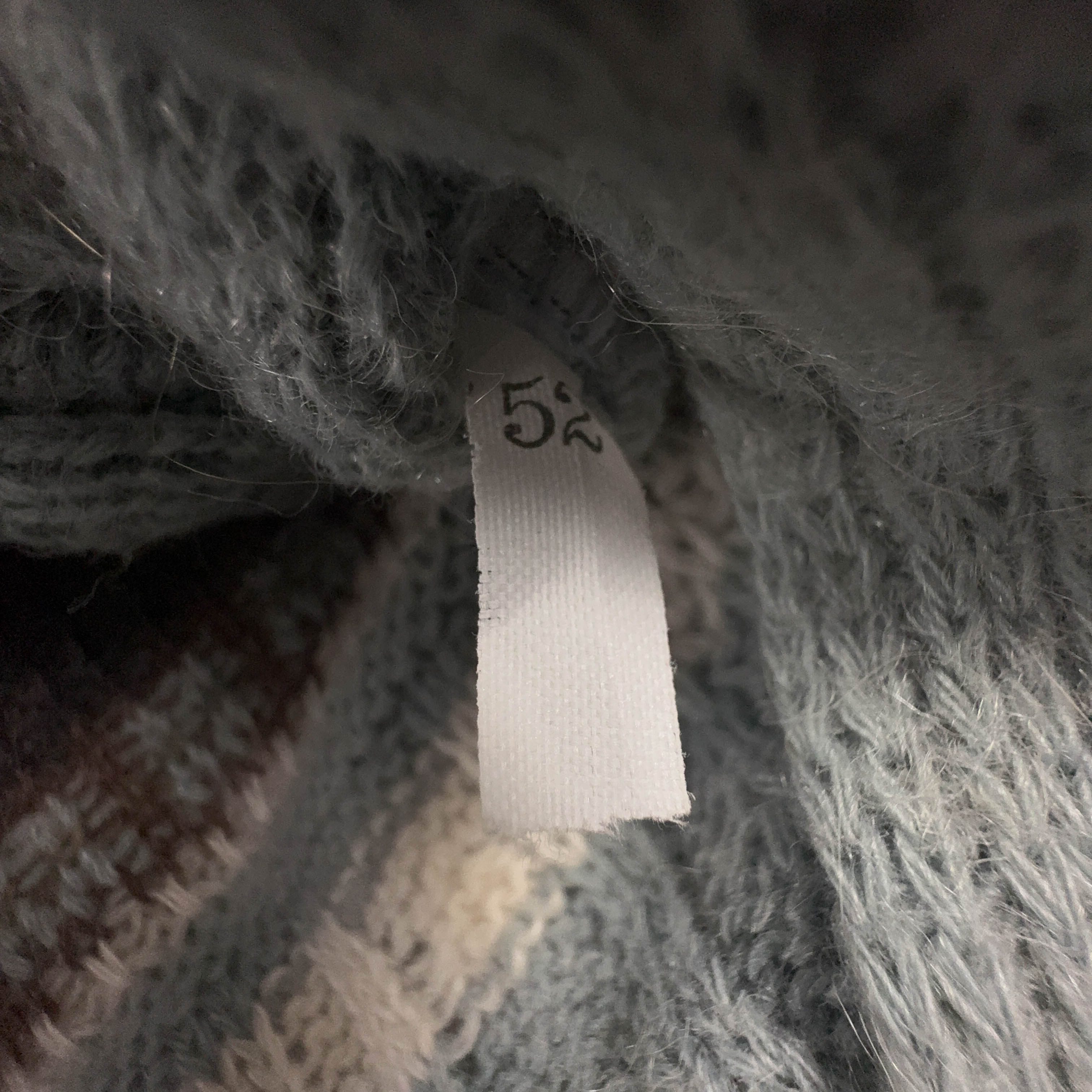 Cardigan Vintage azzurro geometrico con bottoni anni 80 90 - Taglia XL uomo