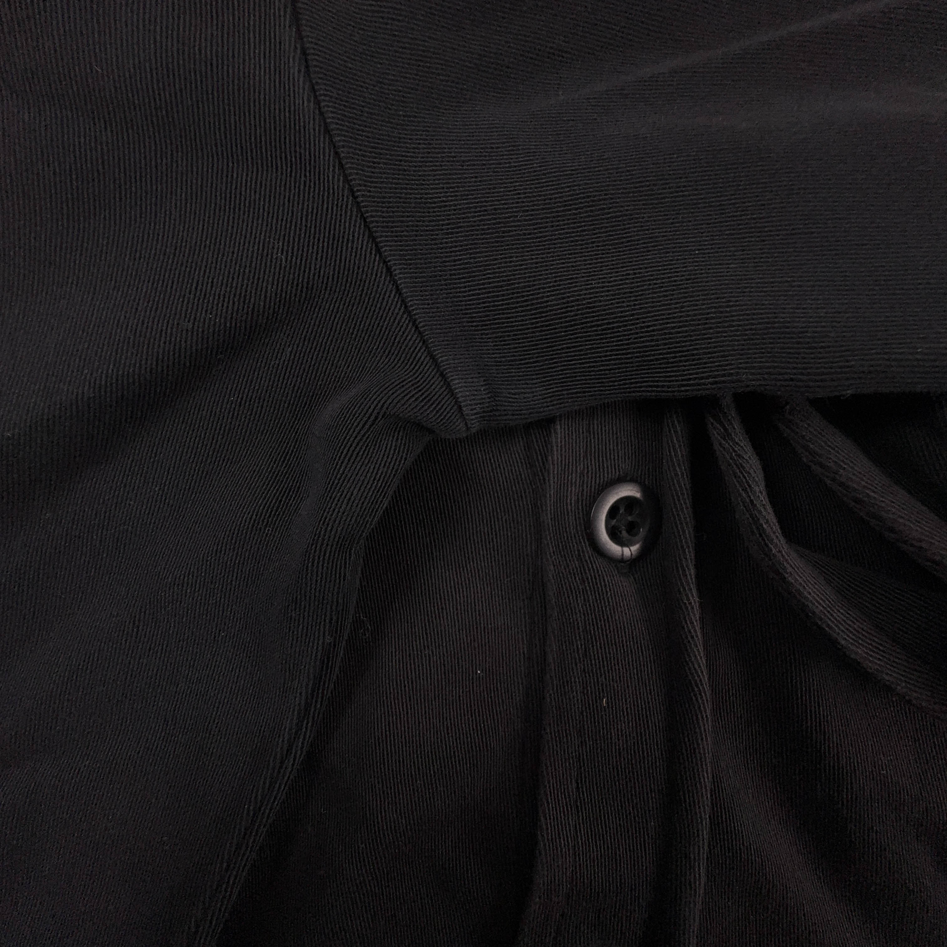 Camicia Ralph Lauren nera a tinta unita con tasche in cotone - Taglia S uomo