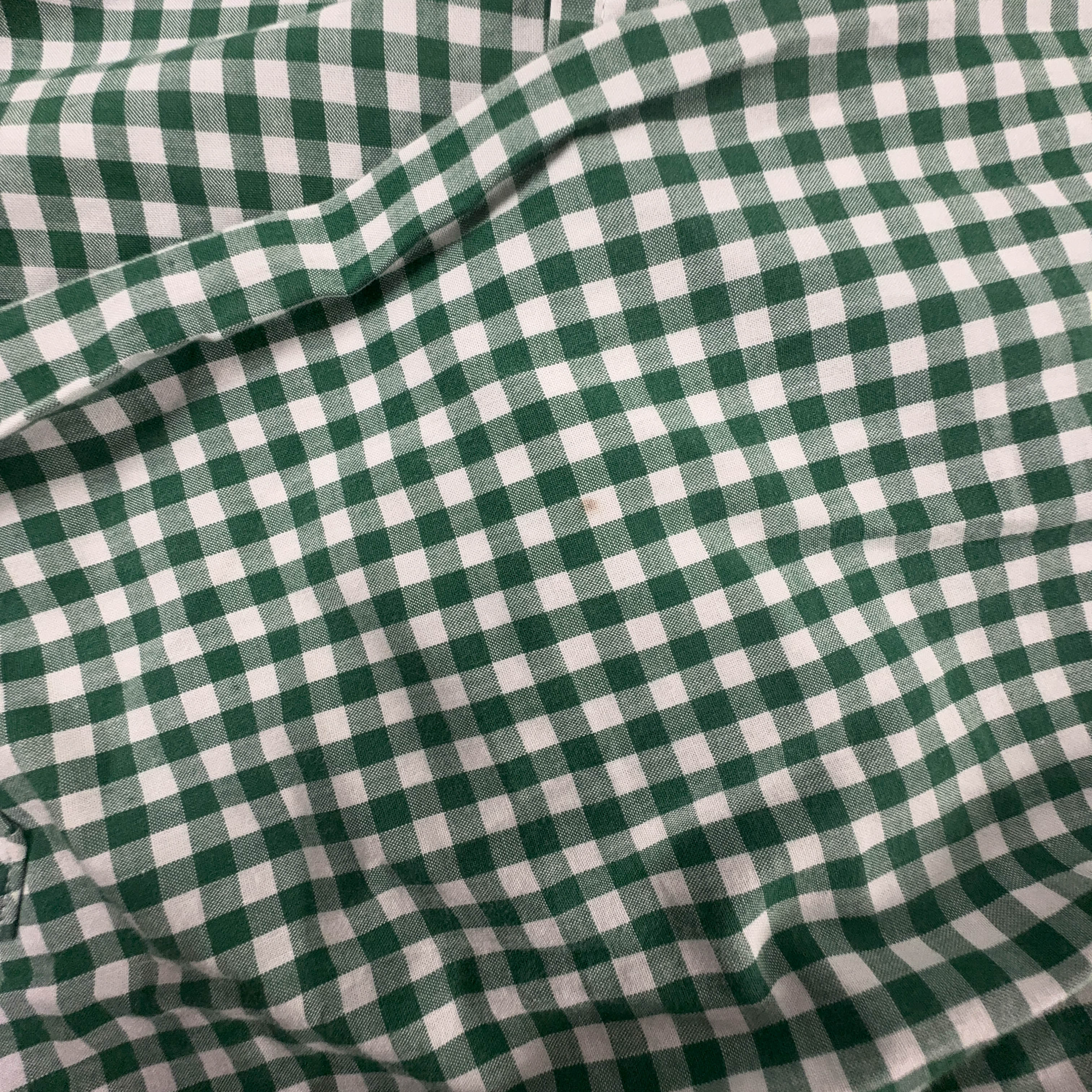 Camicia Ralph Lauren verde e bianca a quadri in cotone logo ricamato - Taglia S uomo