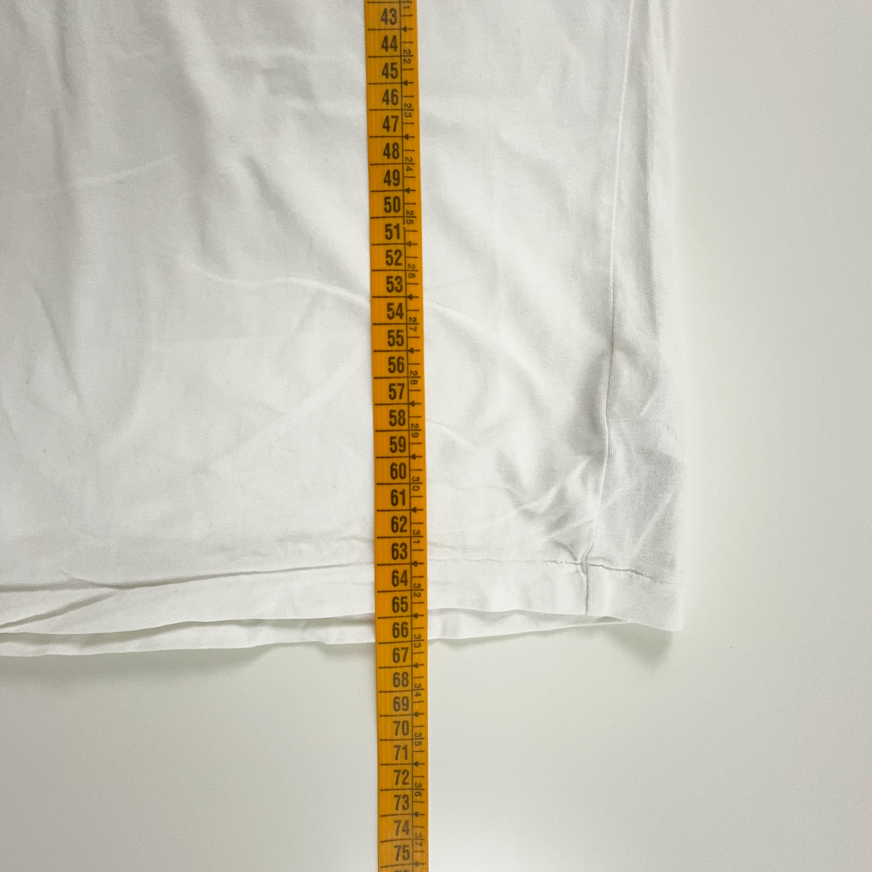 Ralph Lauren White Cotton V-Neck T-Shirt - Men's Size S