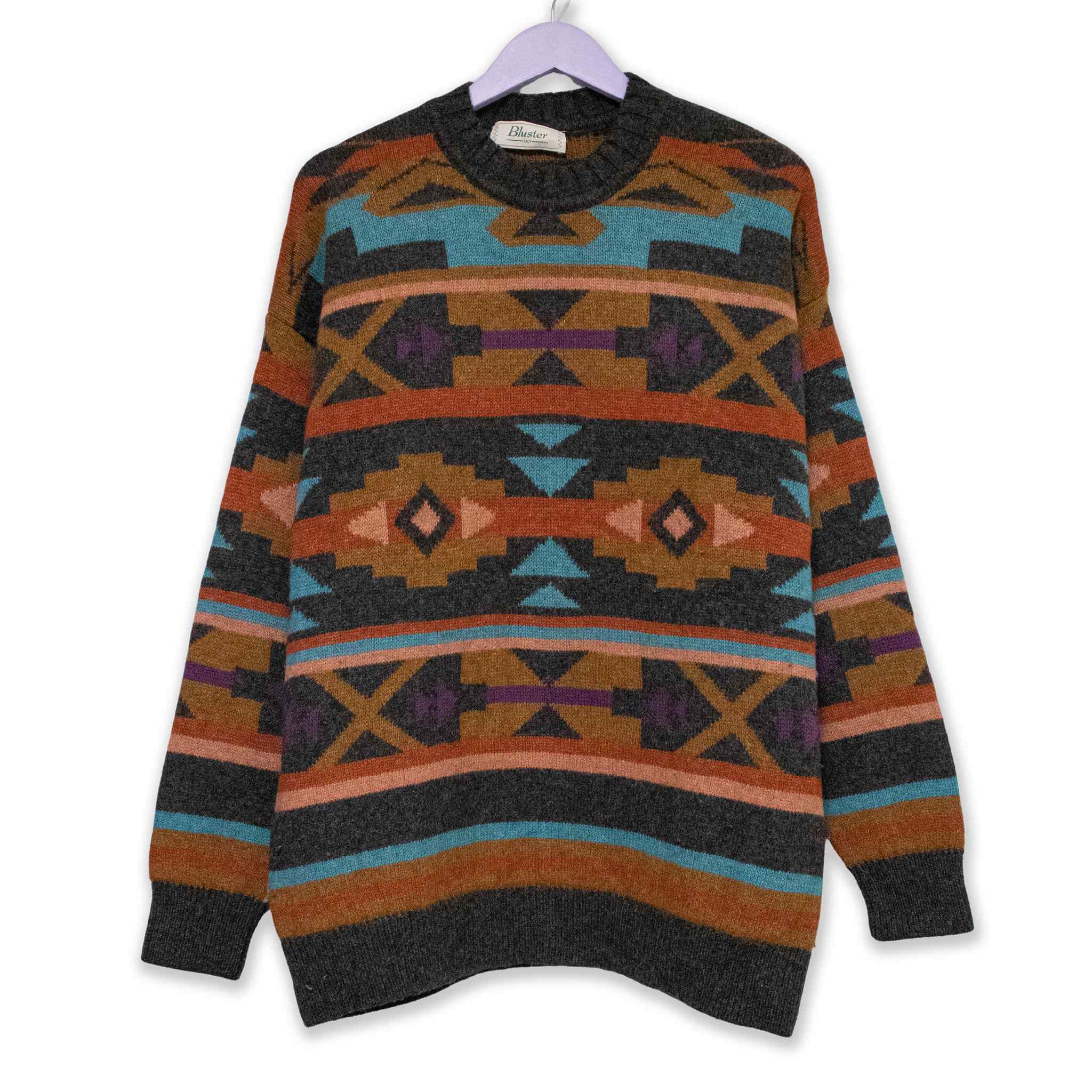 Vintage wool and angora blend sweater - Size L/XL