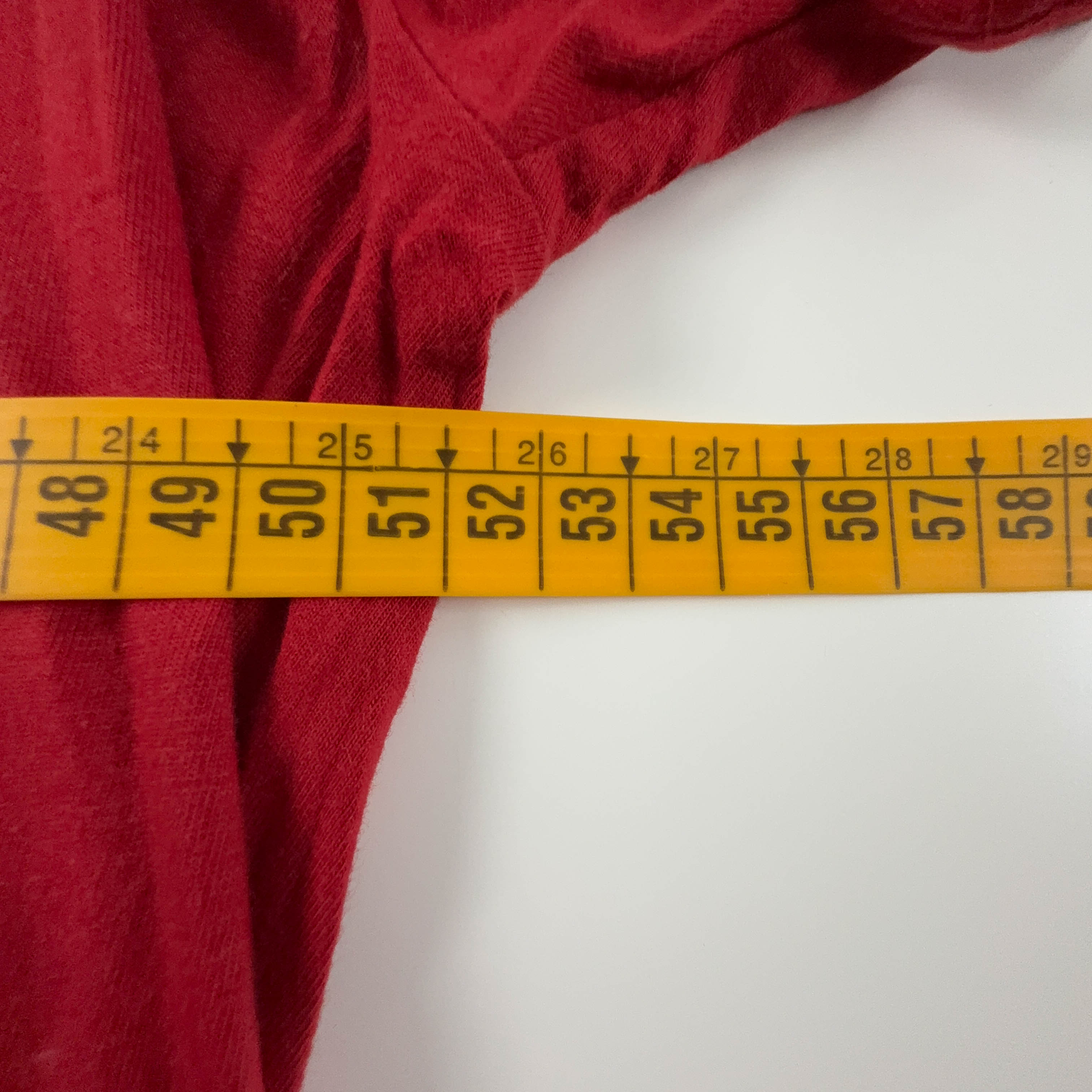 Ralph Lauren Red Crew Neck Cotton T-Shirt - Men's Size L/XL