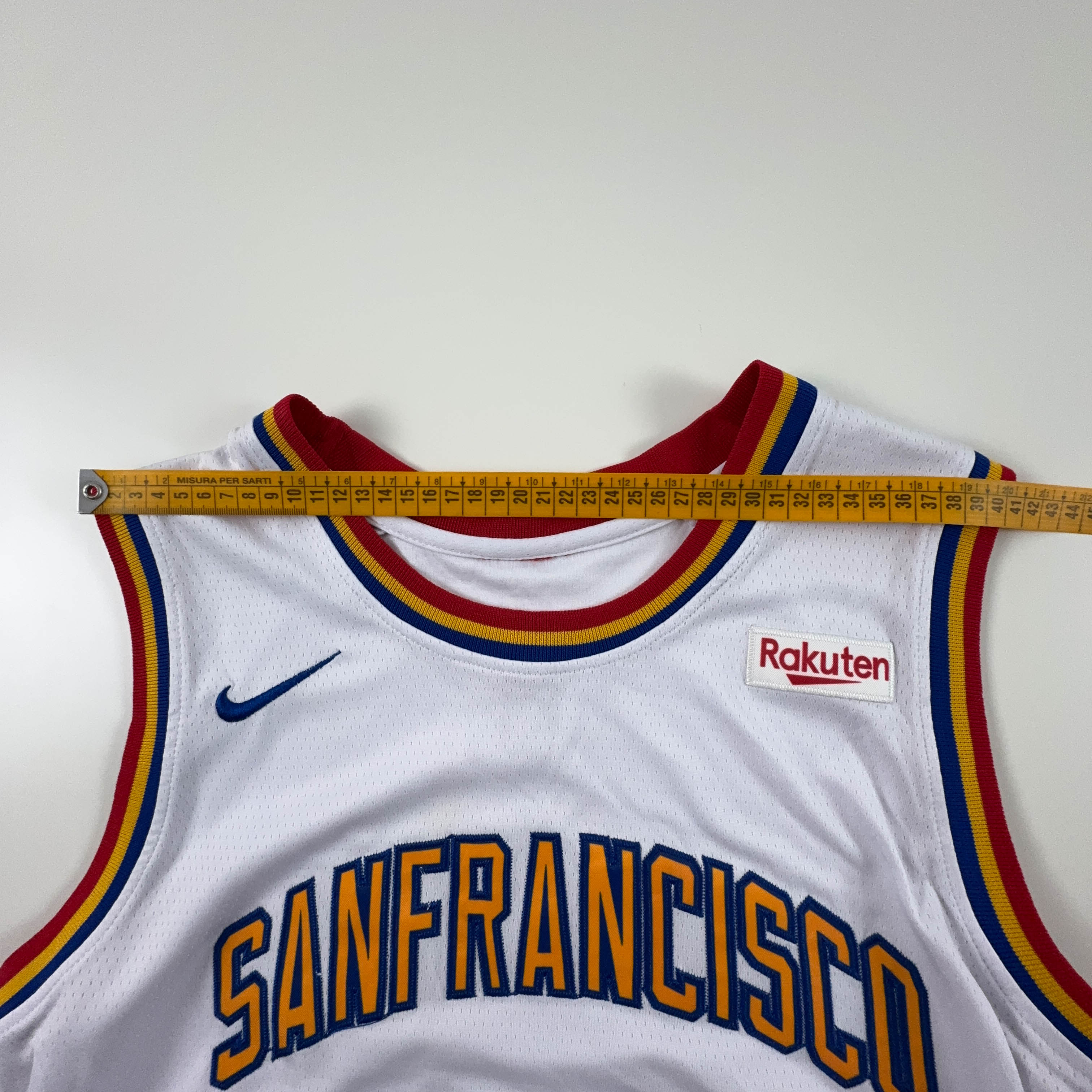 Nike Basketball Stephen Curry San Francisco Warriors White T-Shirt - Size 44 Men's