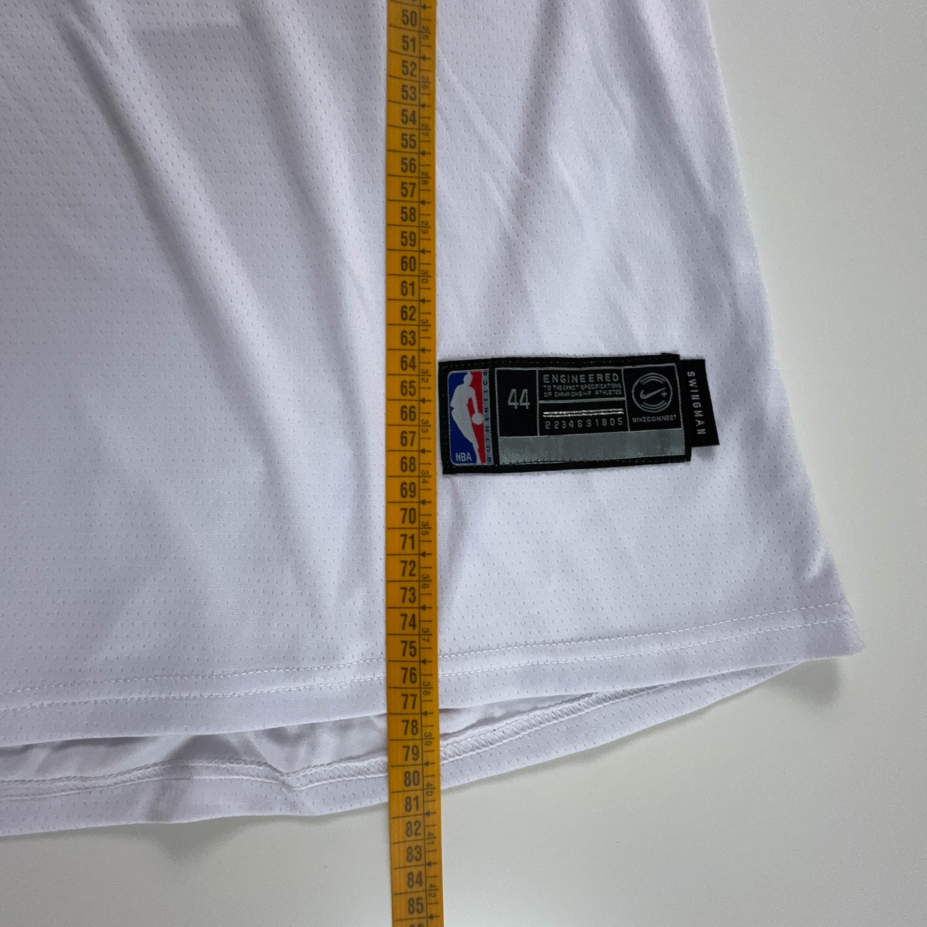 Nike Basketball Stephen Curry San Francisco Warriors White T-Shirt - Size 44 Men's