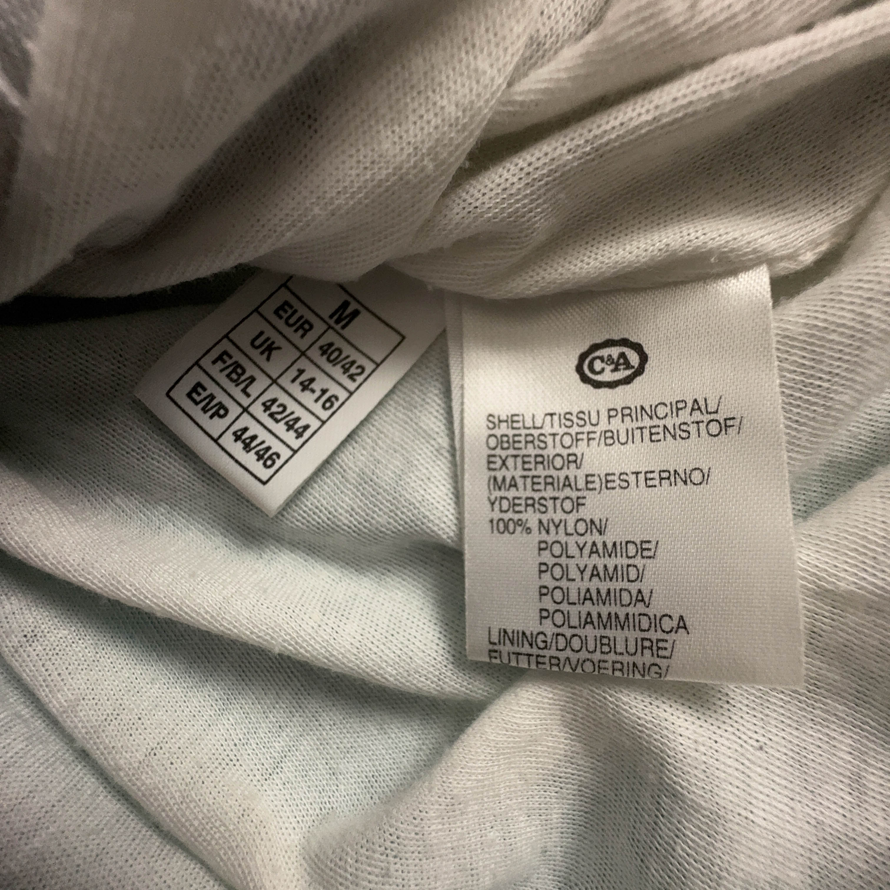 Giacca a vento Rodeo Vintage nera e azzurra a fantasia anni 80 90 - Taglia 40/42 uomo