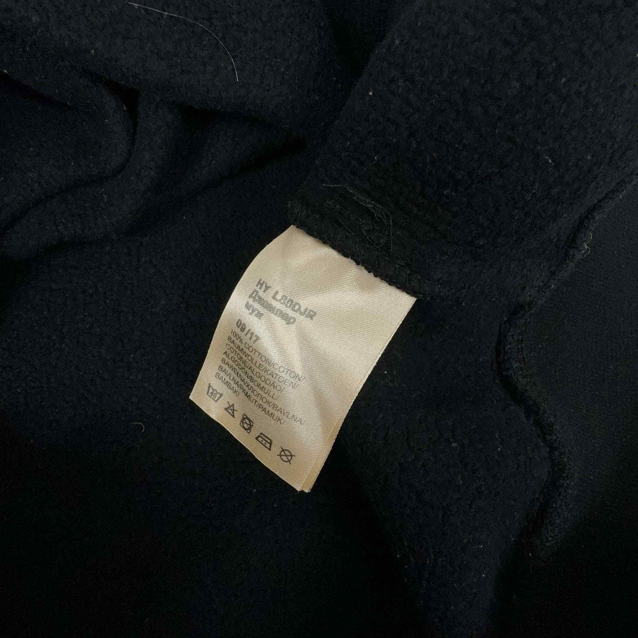 Felpa Lee Vintage nera con zip e cappuccio - Taglia XXL uomo