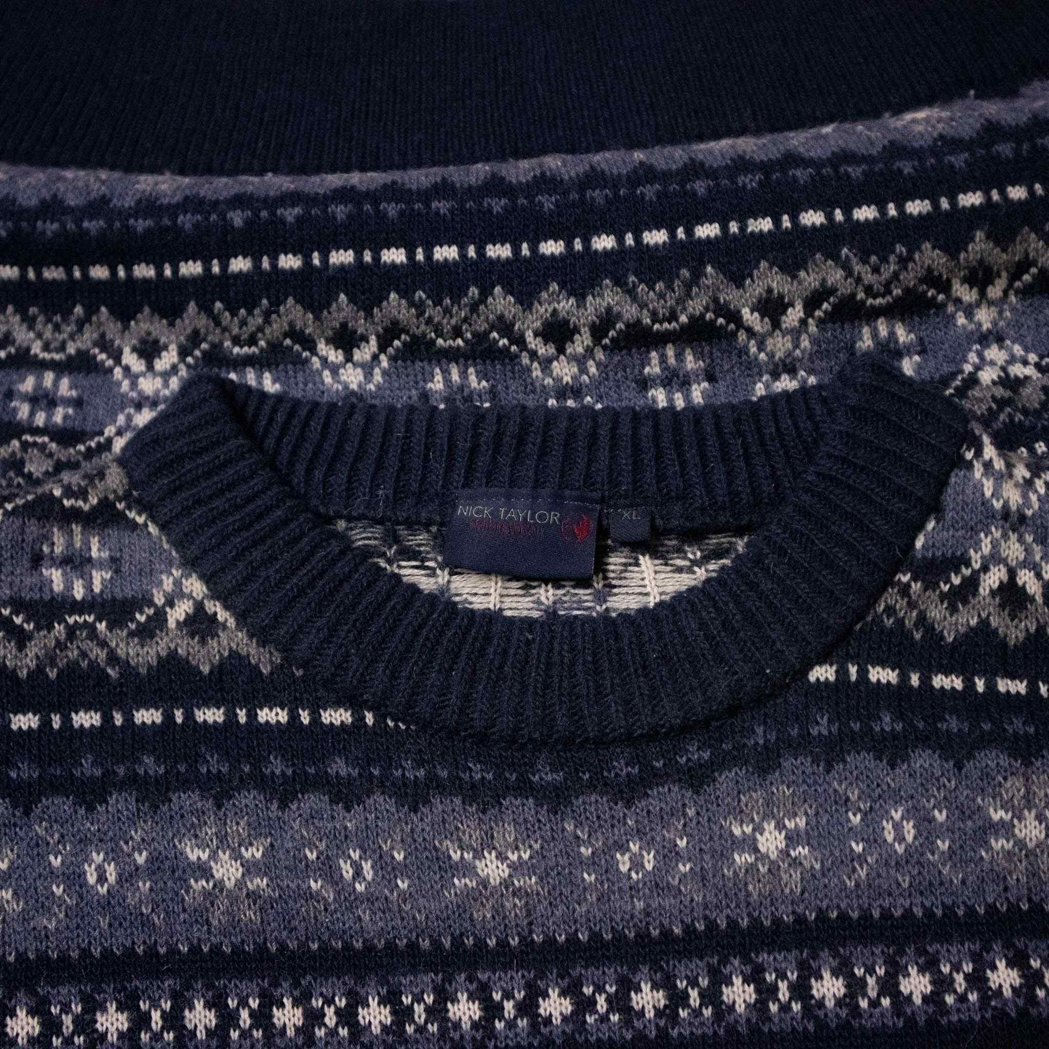 Vintage sweater 30% wool - Size XL