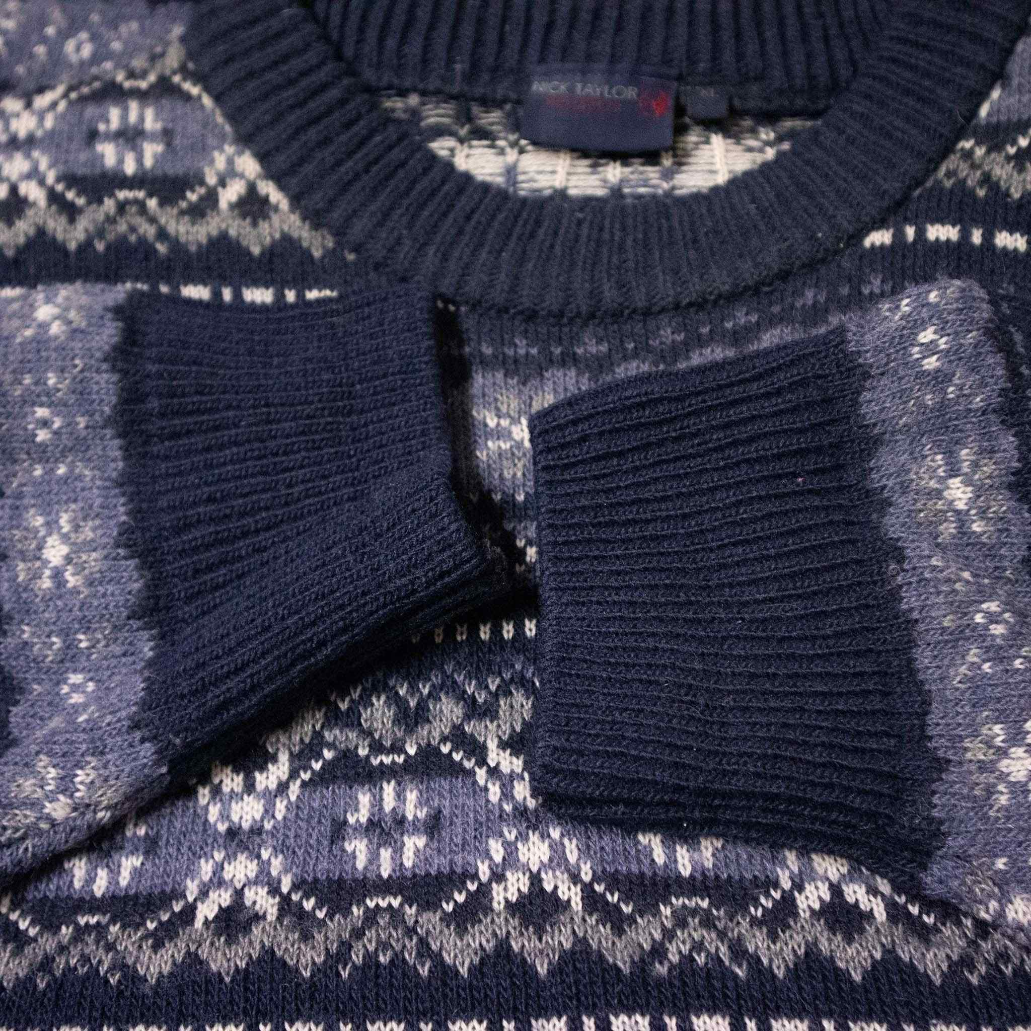 Vintage sweater 30% wool - Size XL