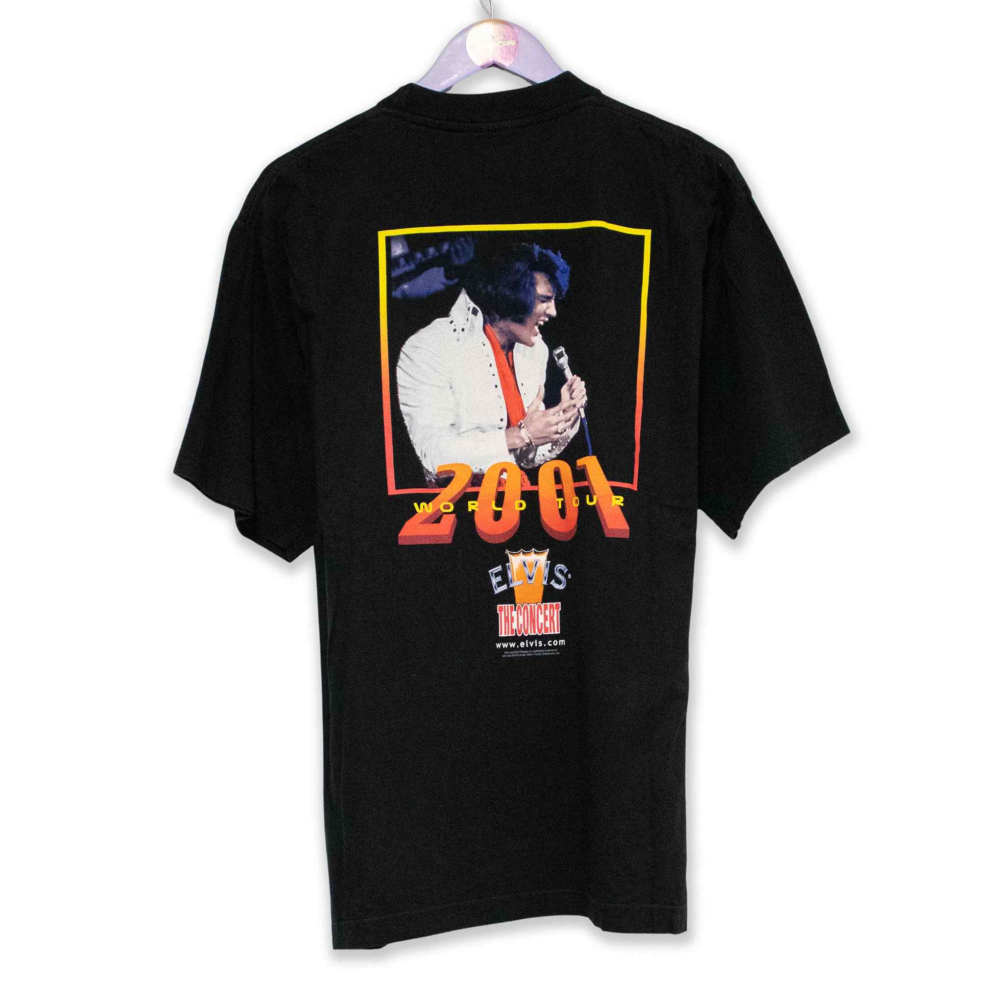 T shirt Elvis Presley 2001 Tour Vintage - Taglia XL