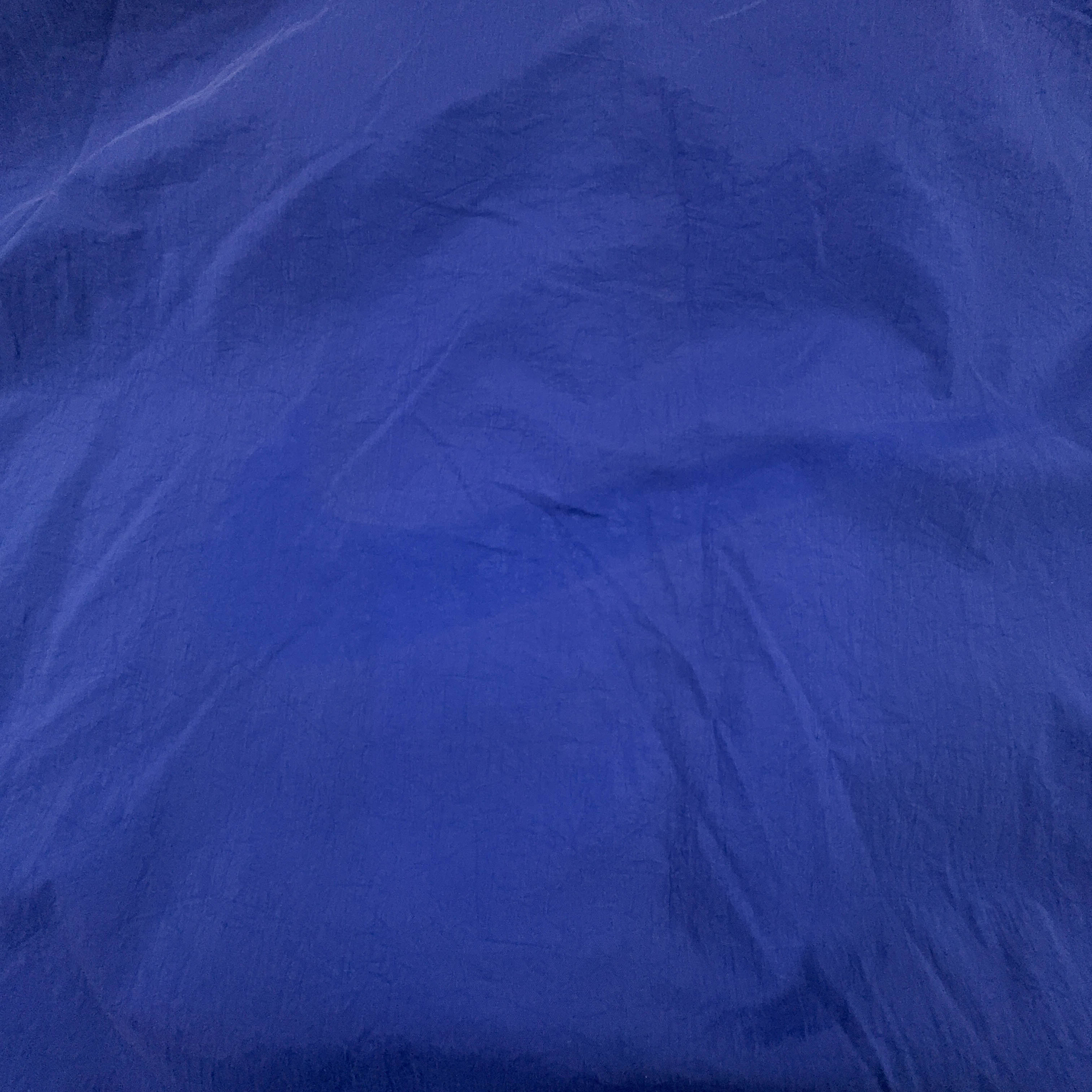 Giacca a vento Nike Vintage blu e grigia con zip intera anni 80 90 - Taglia XL uomo