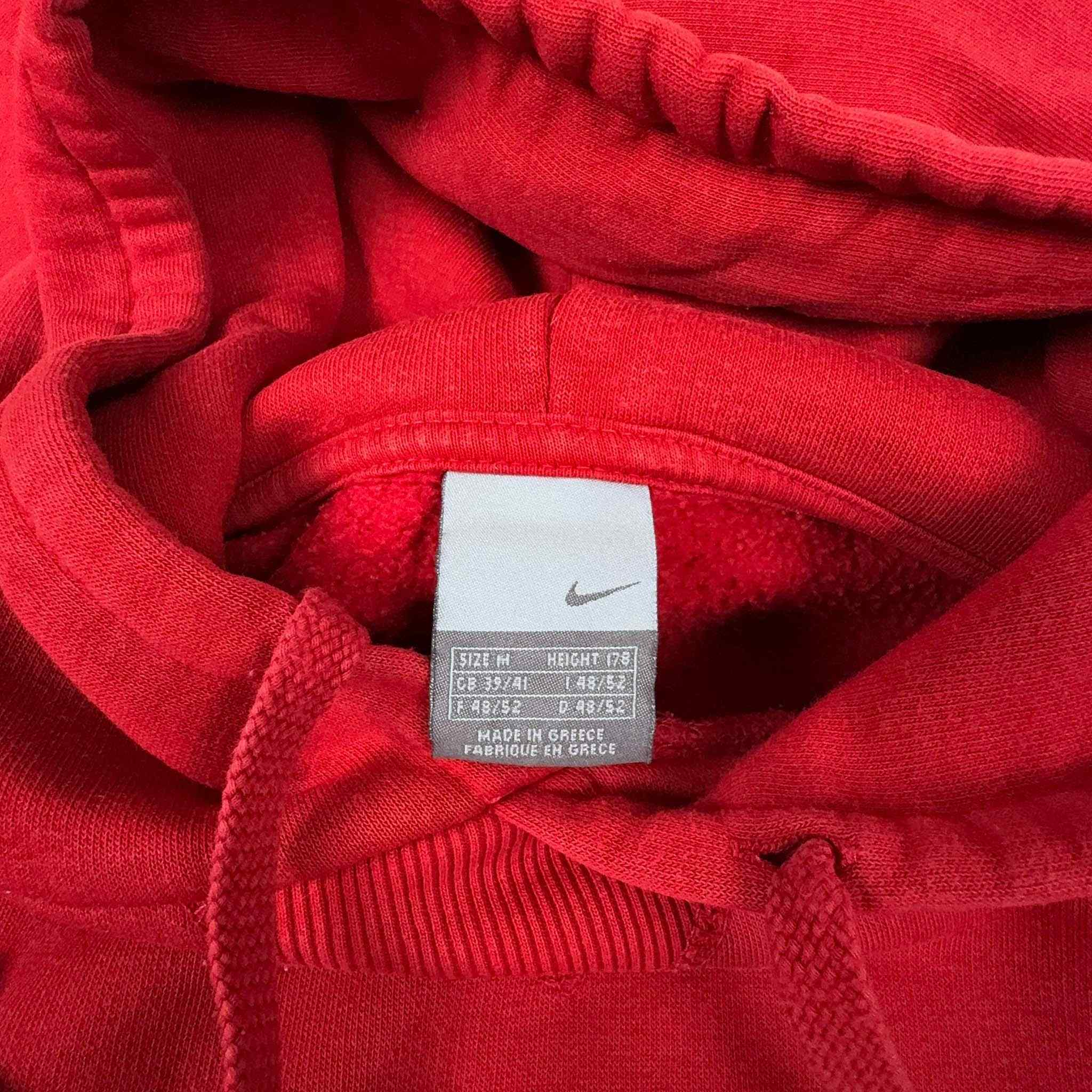 Nike Vintage 2000s Red Hoodie - Men's Size M