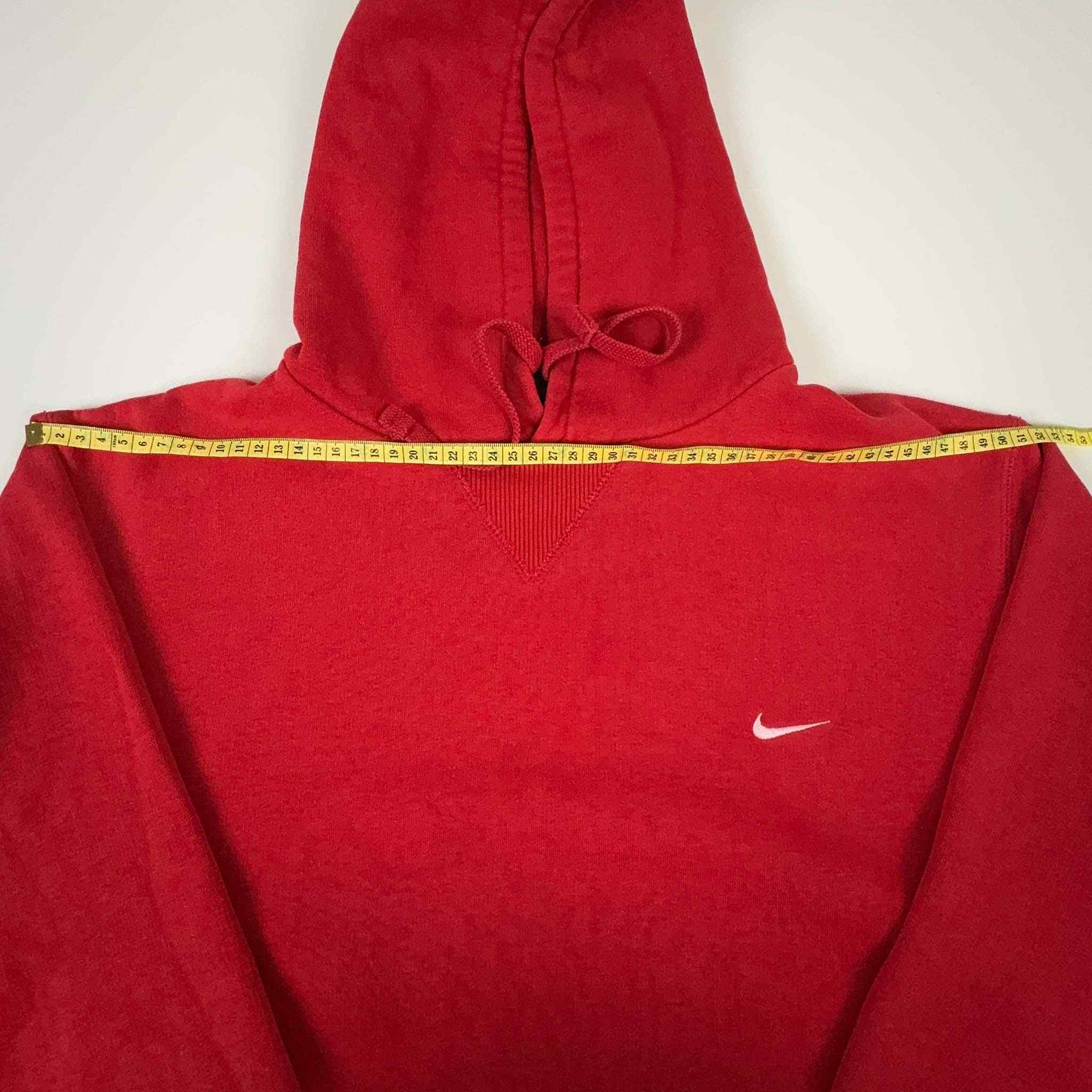 Nike Swoosh Felpa Nike Rossa Vintage Vintage Nike Sweatshirt