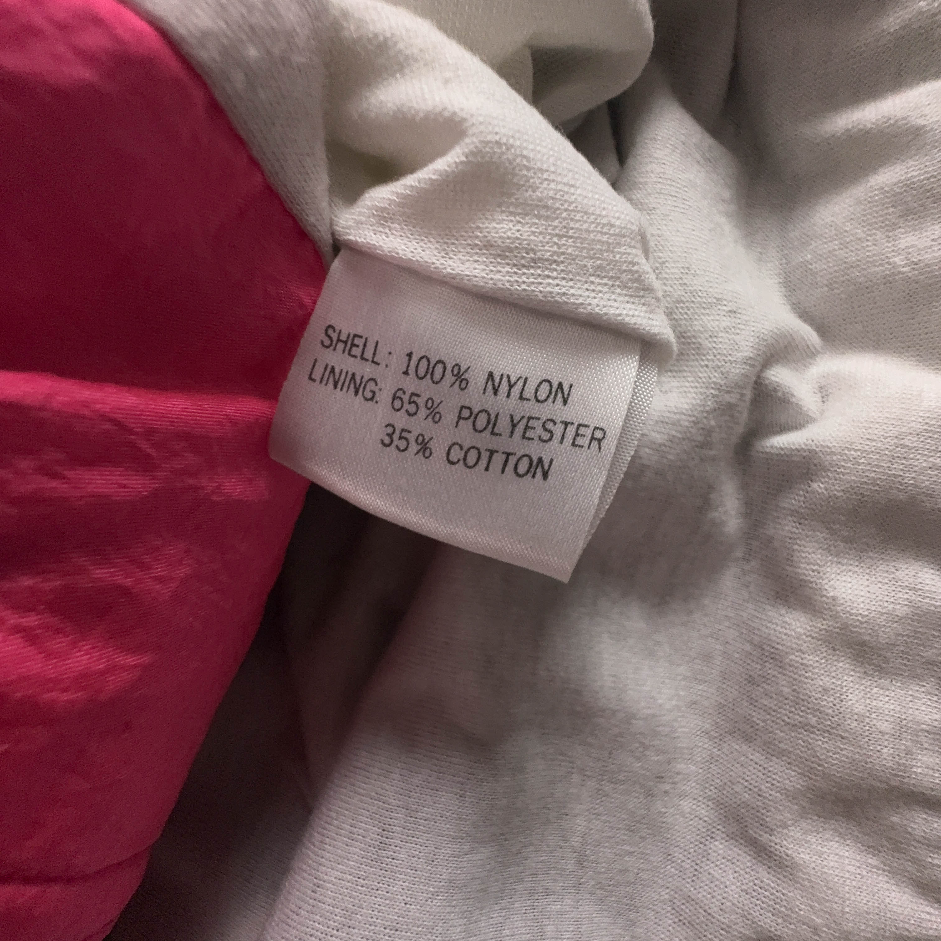 Giacca a vento Diadora Vintage verde cachi e rosa con zip anni 80 90 - Taglia XXL uomo