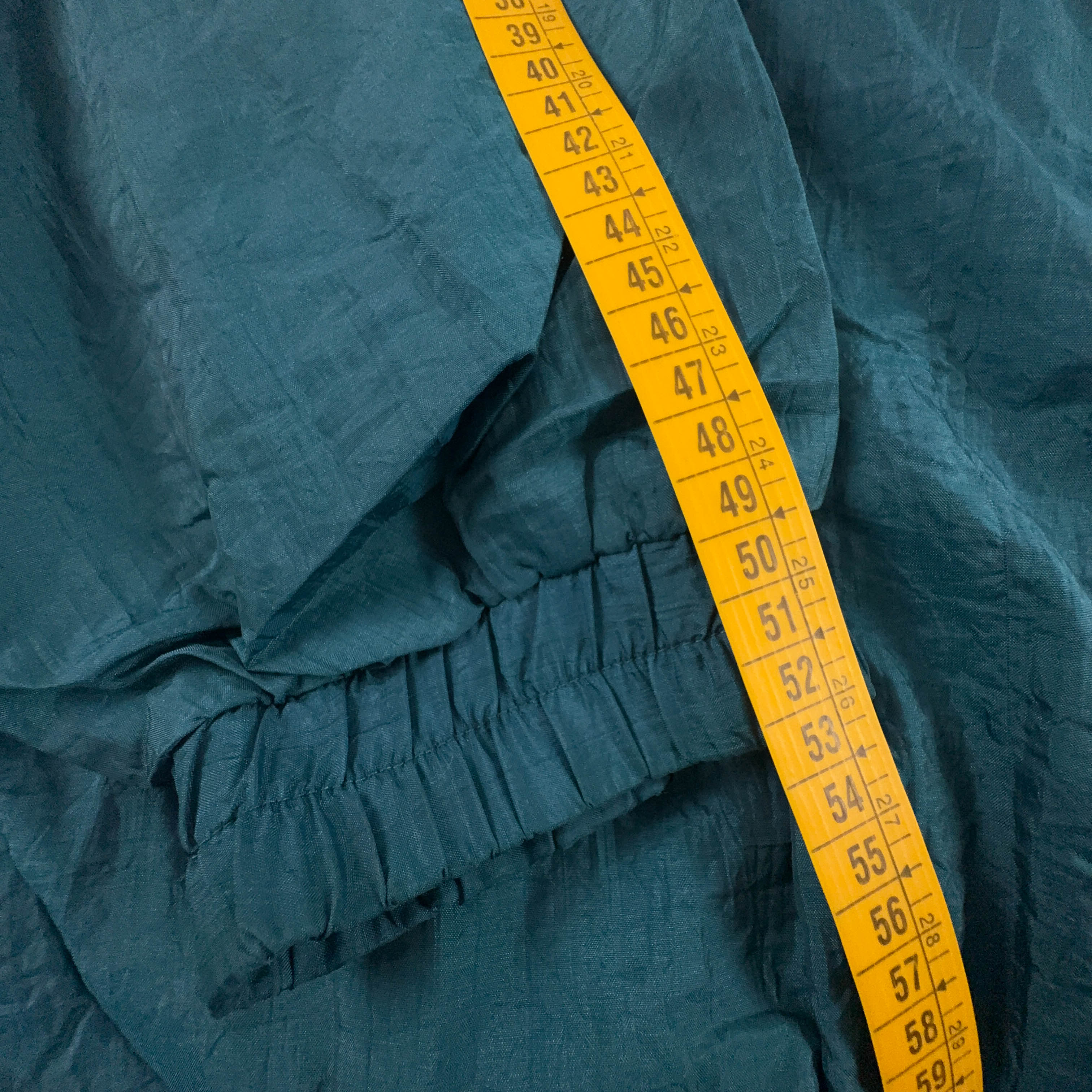 Giacca a vento Vintage verde e viola quarter zip con tasca anni 80 90 - Taglia L uomo
