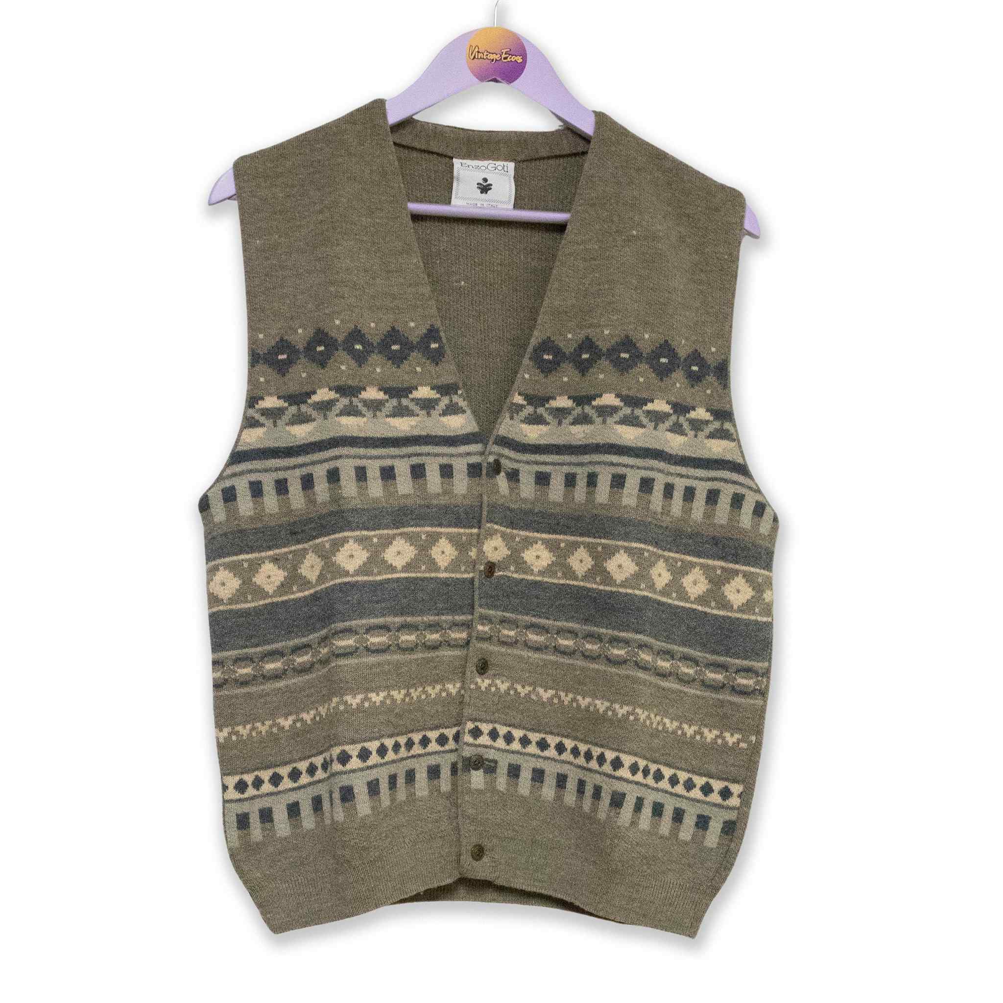 Gilet Vintage 50% lana - Taglia M