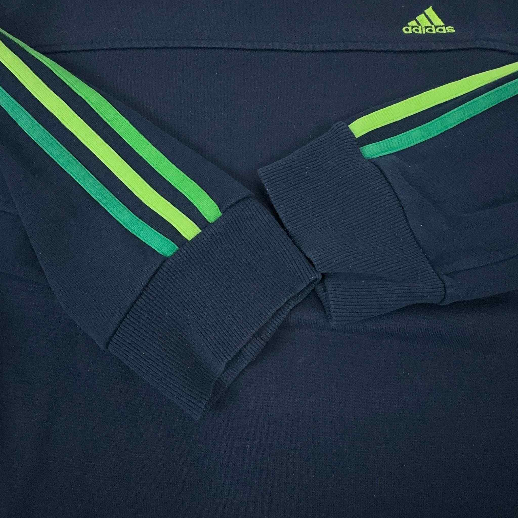 Adidas Vintage 2000s Dark Blue Sweatshirt - Size L Men