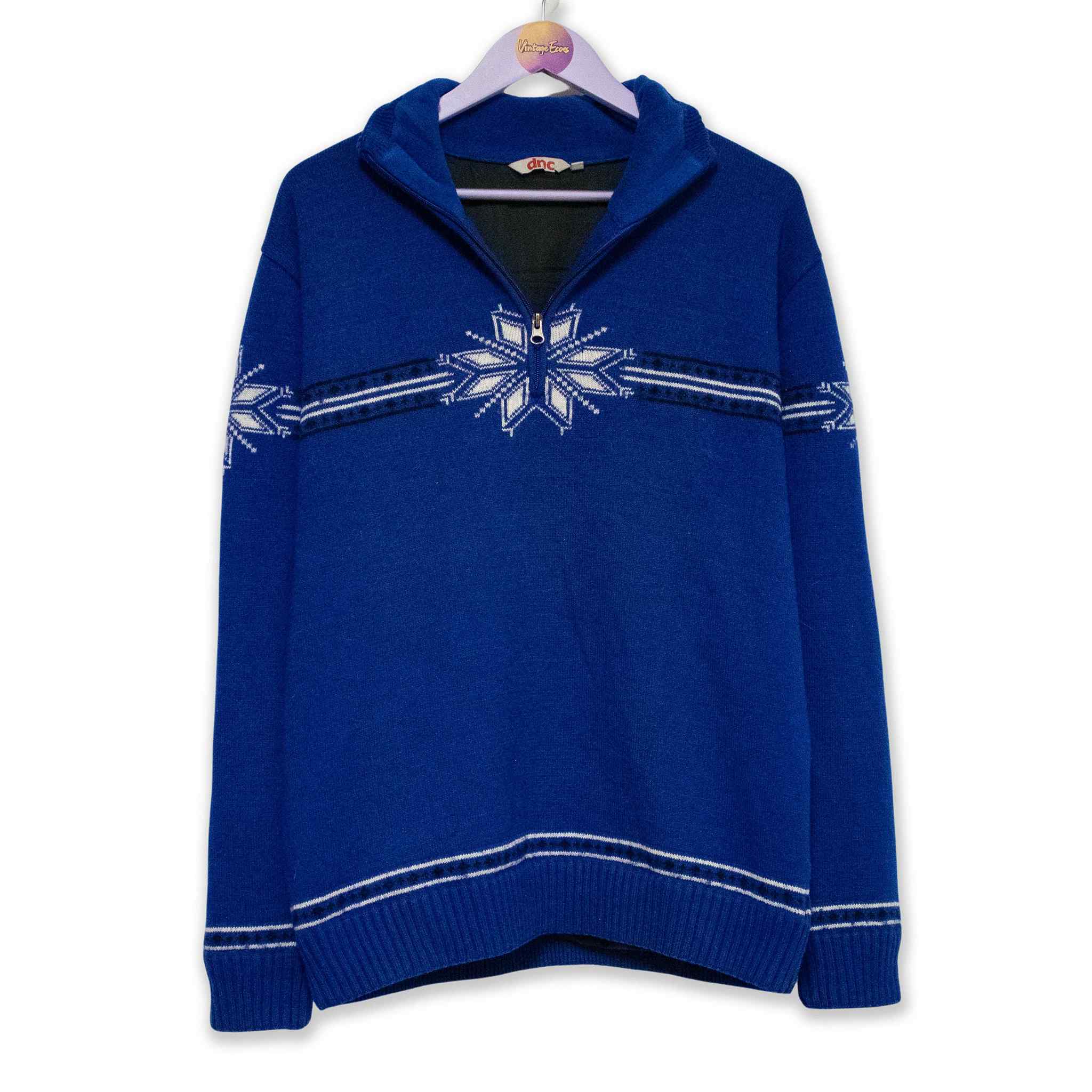 Maglione Vintage foderato 25% lana - Taglia L