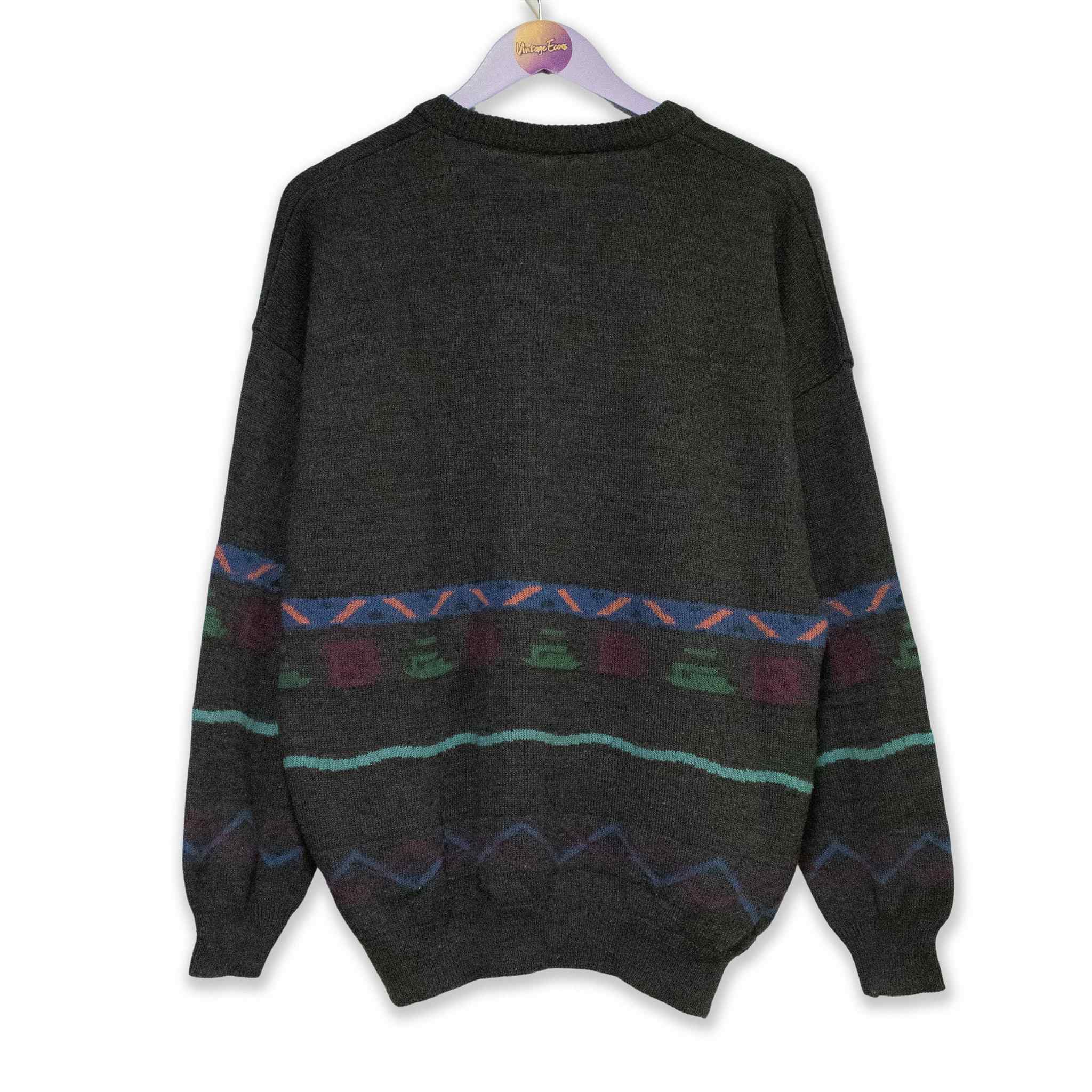 Vintage sweater 55% wool - Size XL