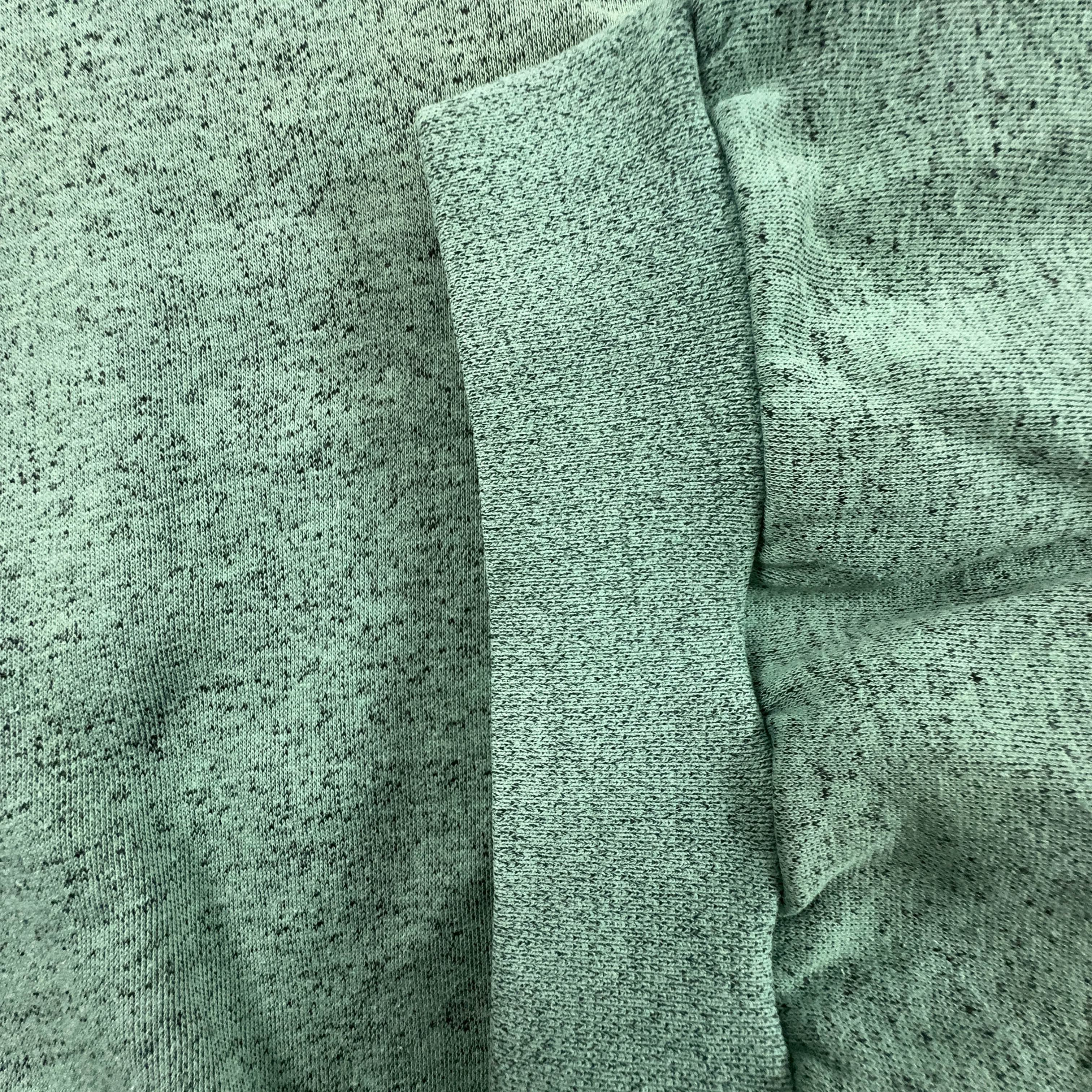 Aqua Green Vintage Cardigan with Buttons and Embroidery - Size L Men