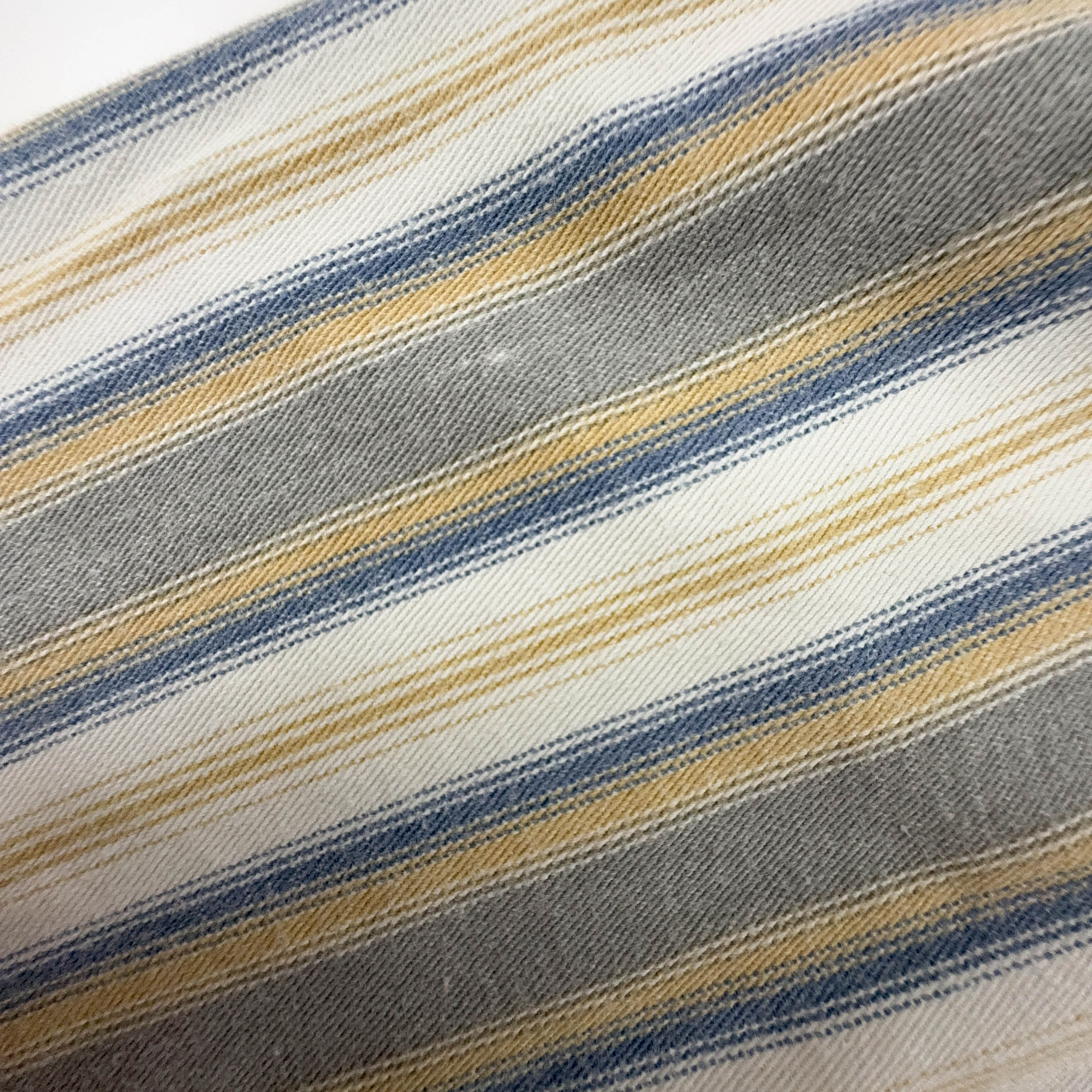 Camicia Vintage invernale beige e grigia a righe - Taglia XL uomo