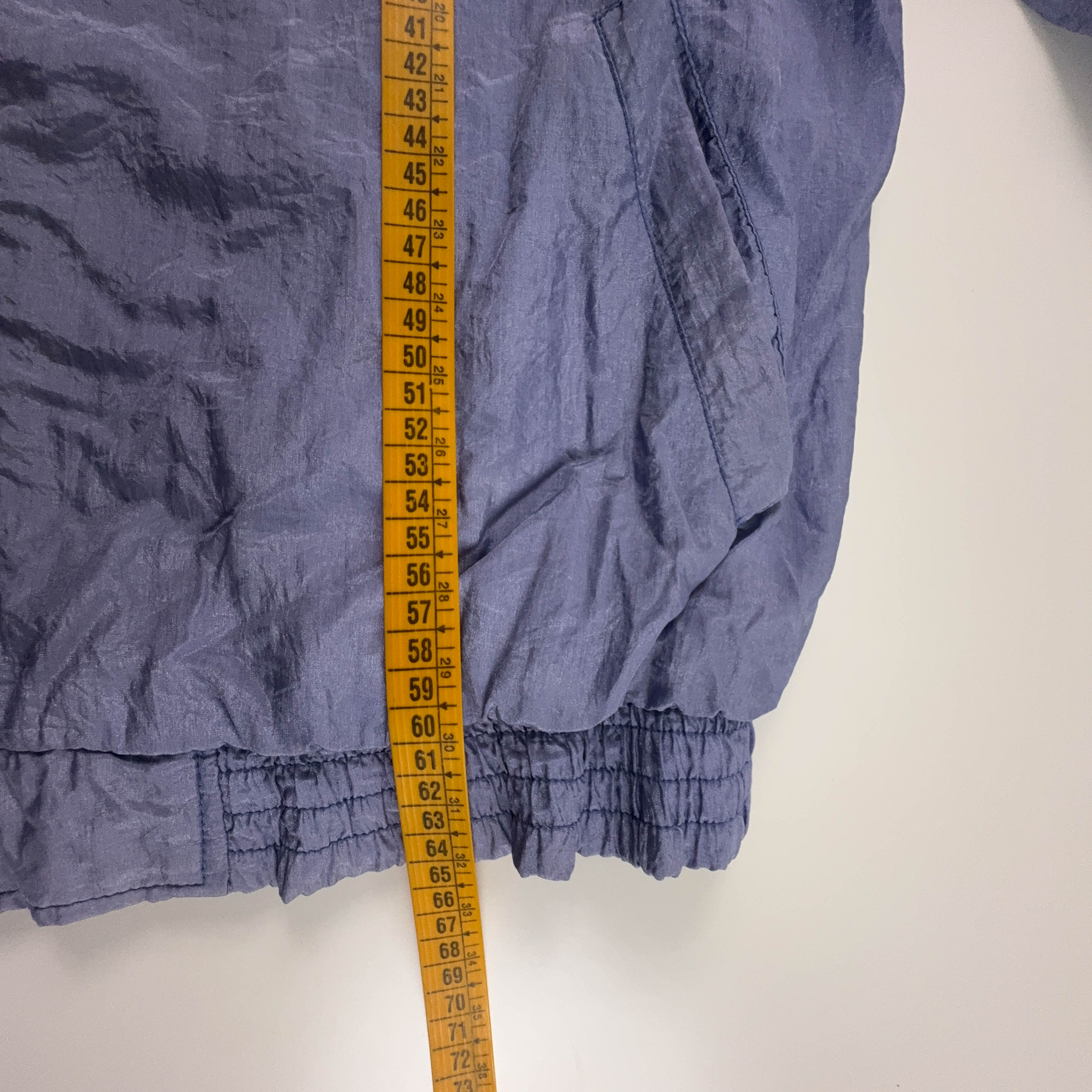 Giacca a vento Kappa Vintage lillà con zip e ricamo anni 80 90  - Taglia M uomo