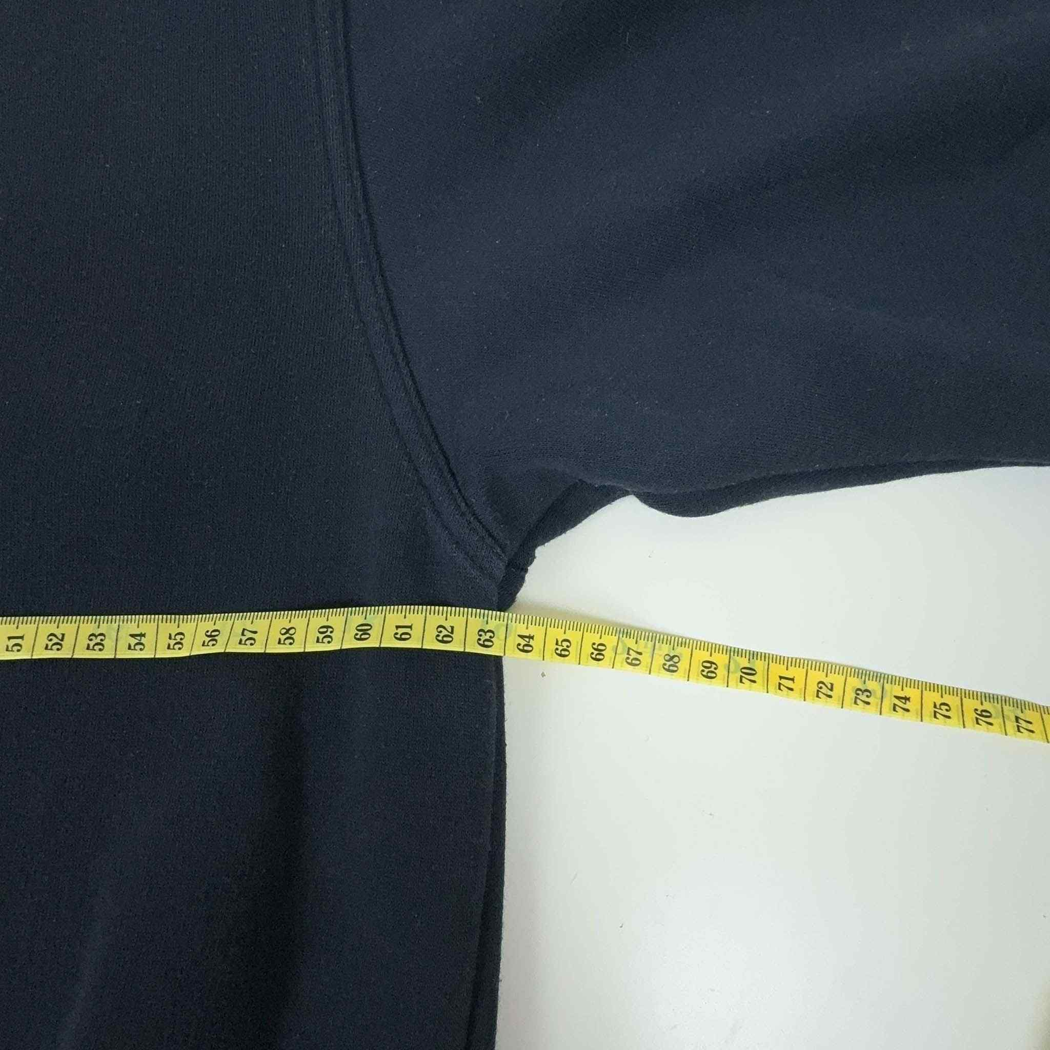 Felpa Adidas Vintage anni 2000 blu scuro - Taglia L uomo