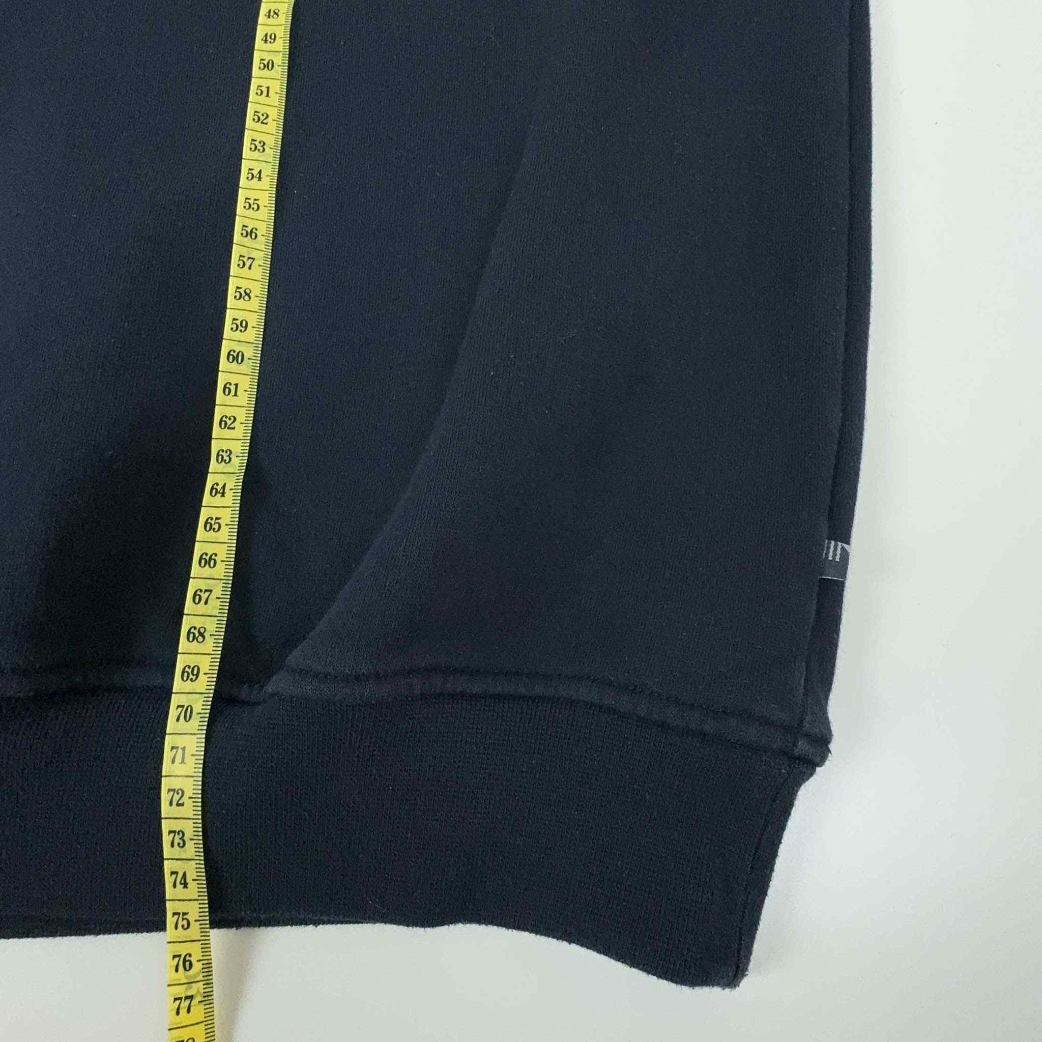 Felpa Adidas Vintage anni 2000 blu scuro - Taglia L uomo
